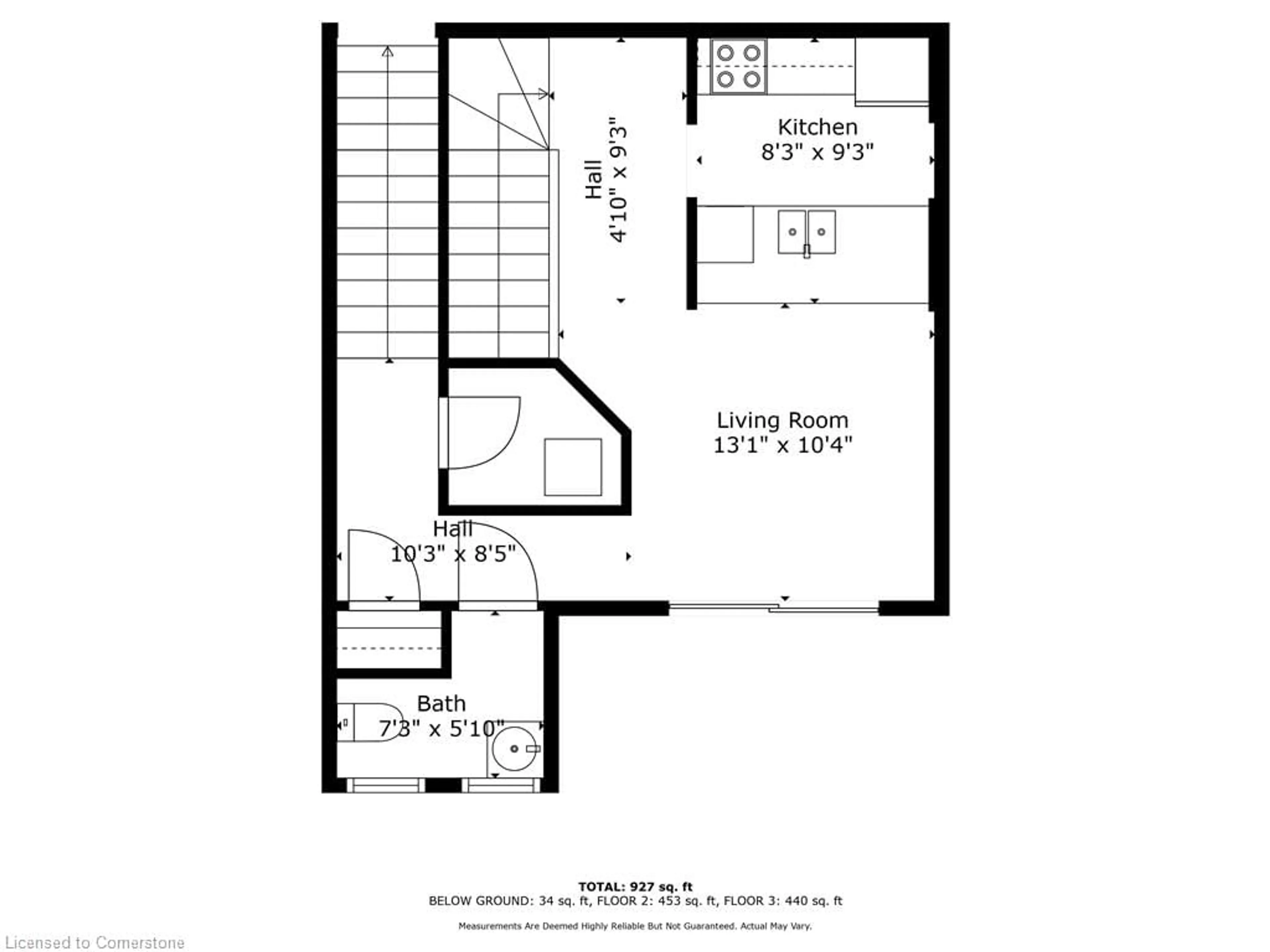 Floor plan for 236 Rachel Cres #E, Kitchener Ontario N2R 0E1