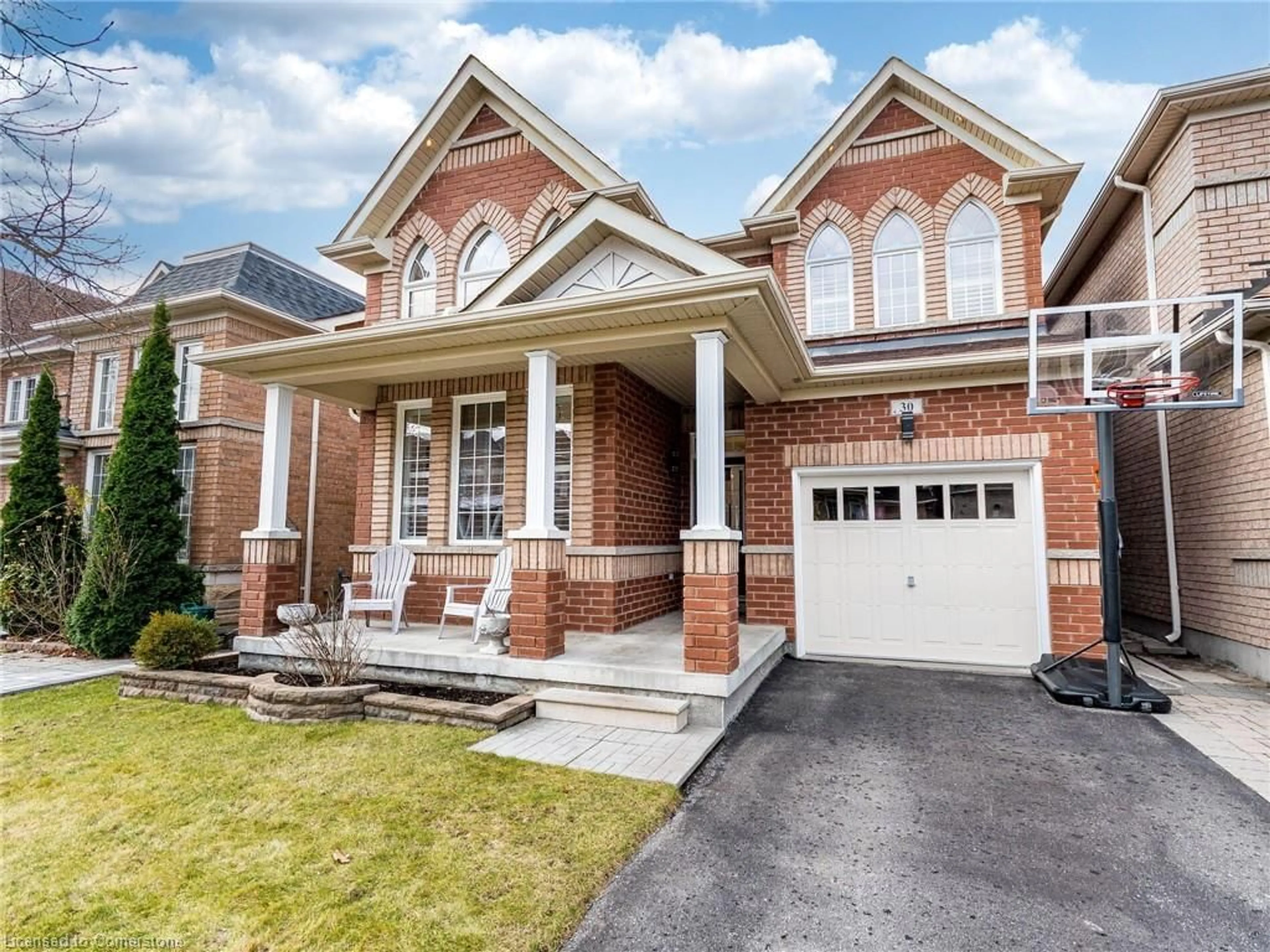 Home with brick exterior material for 30 Wickson St, Markham Ontario L6B 0M6