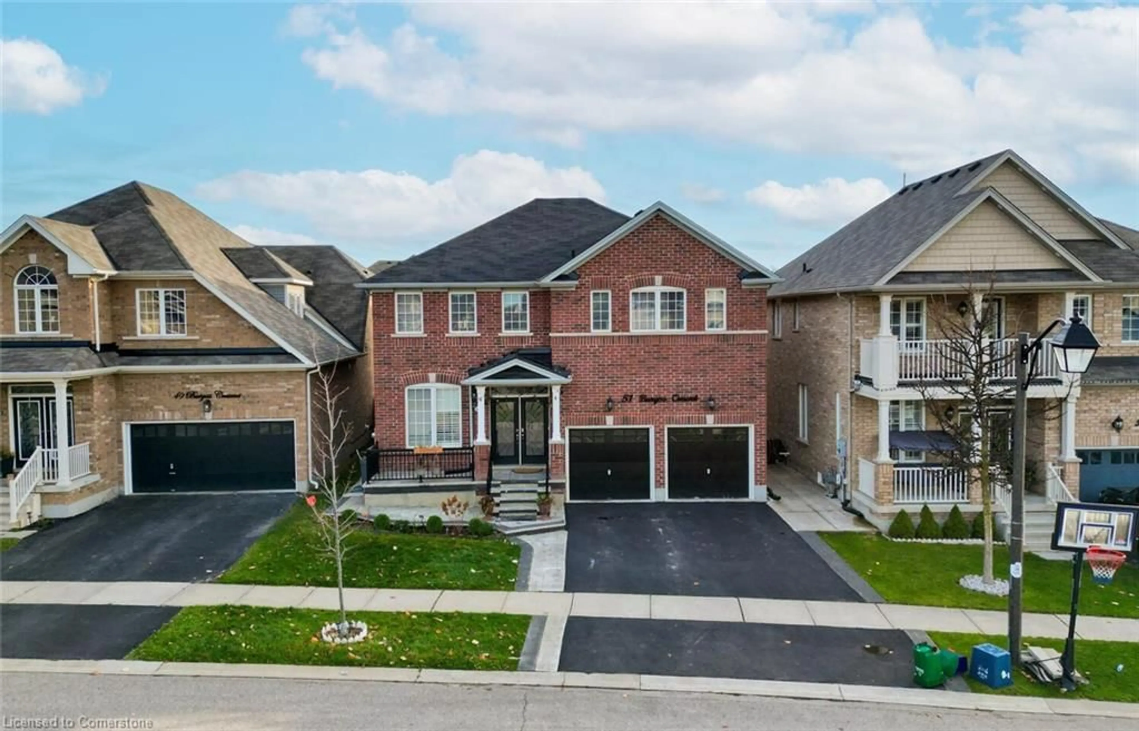 Frontside or backside of a home, the street view for 51 Burgess Cres, Brantford Ontario N3T 0J4