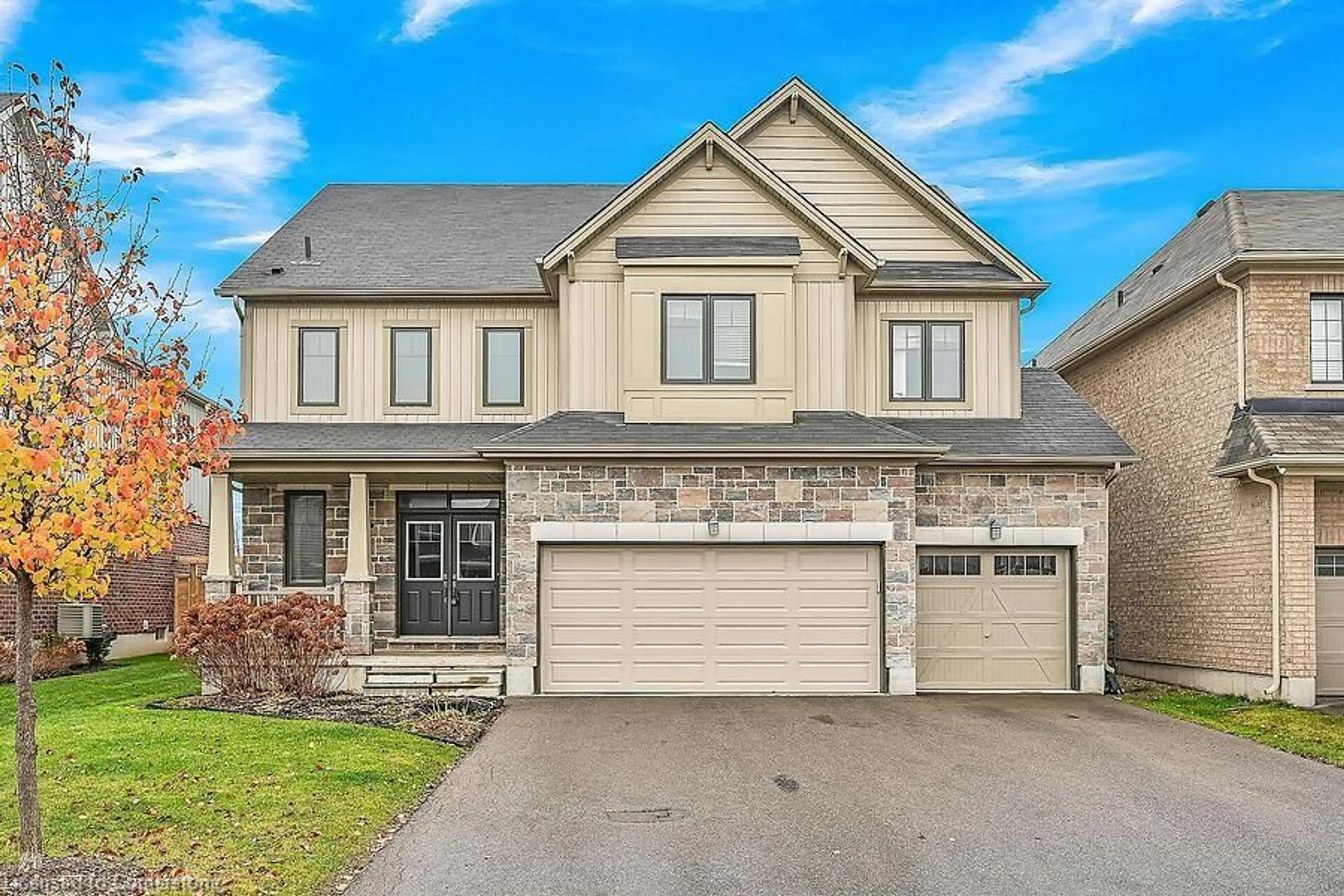 Frontside or backside of a home, cottage for 87 Larry Crescent, Caledonia Ontario N3W 0B2