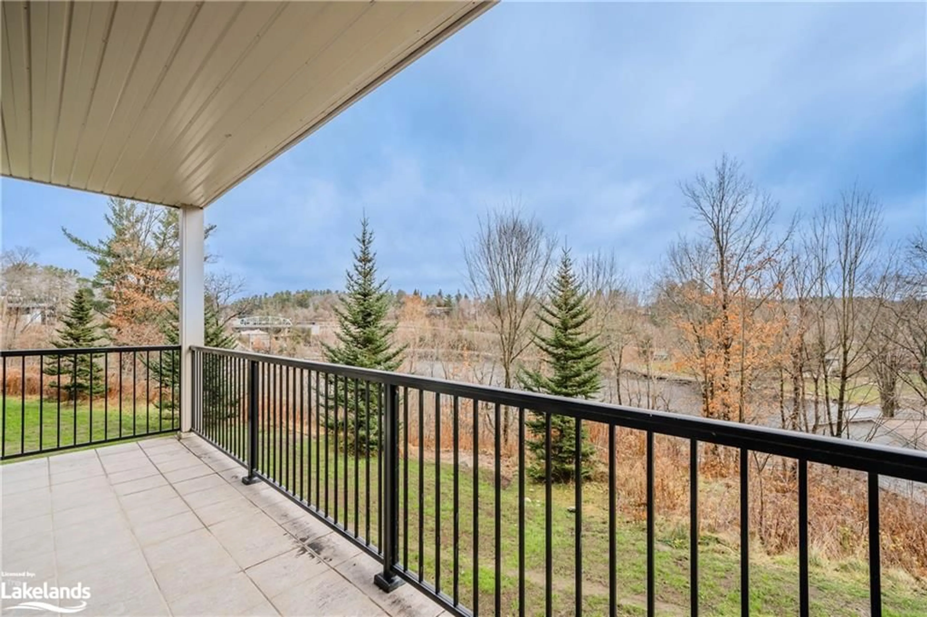 Patio, the fenced backyard for 10B Kimberley Ave #GL5, Bracebridge Ontario P1L 0A6