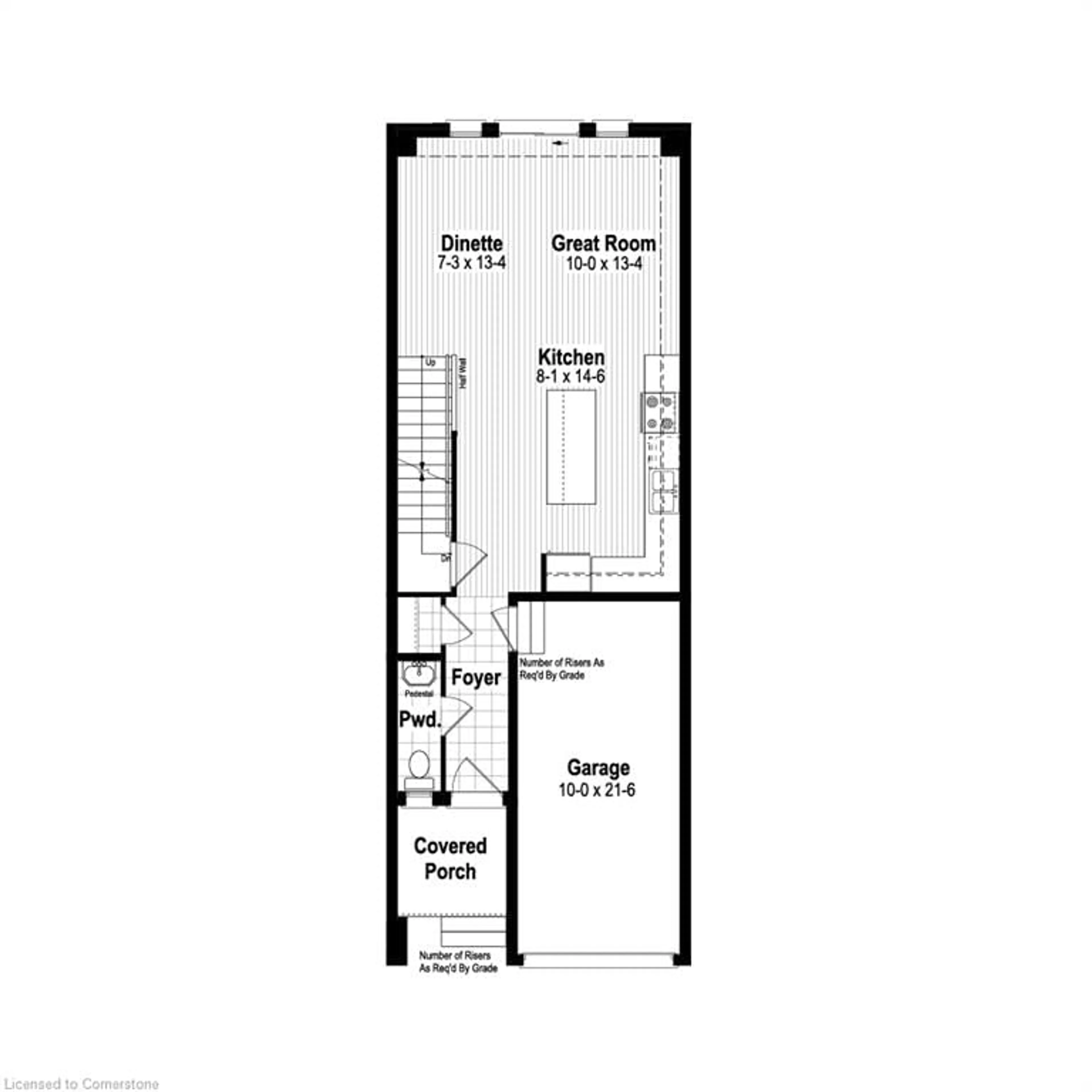 Floor plan for 23 Benninger Dr #A002, Kitchener Ontario N2E 0H8