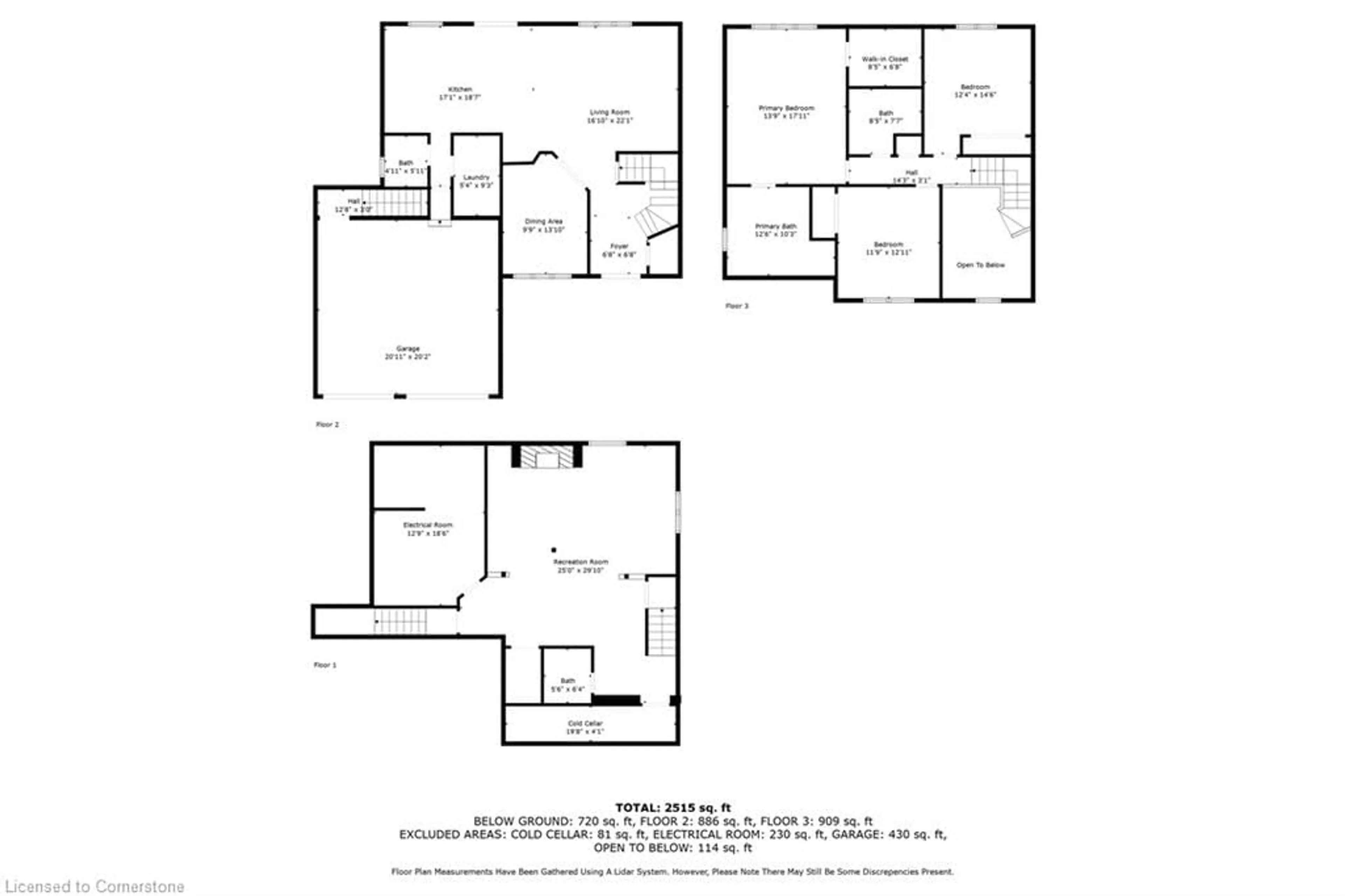 Floor plan for 220 Armstrong St, Listowel Ontario N4W 3V8