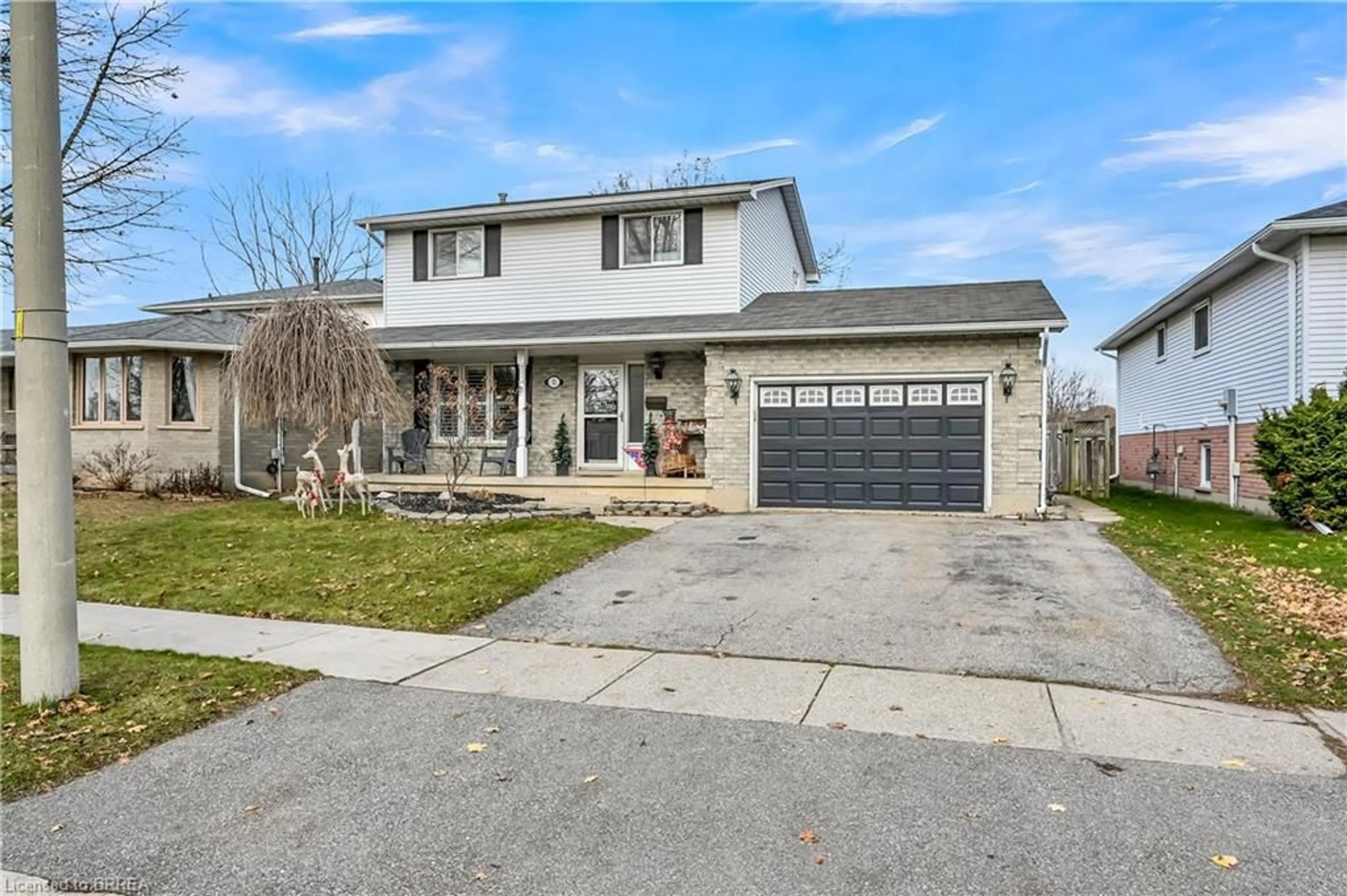 Frontside or backside of a home, the street view for 32 Kiev Blvd, Brantford Ontario N3P 1Y8