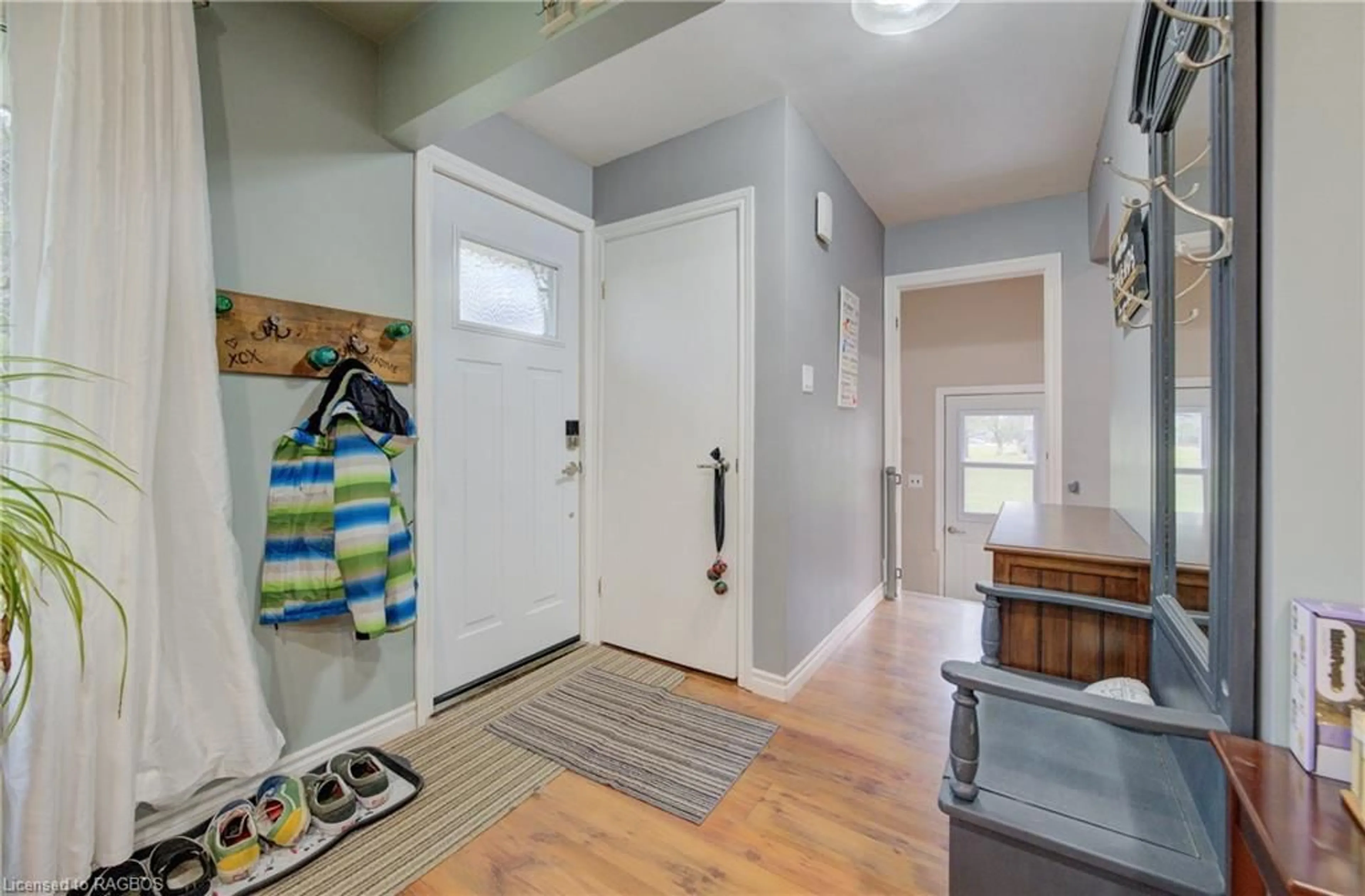 Indoor entryway, wood floors for 311 Henry St, Mount Forest Ontario N0G 2L1