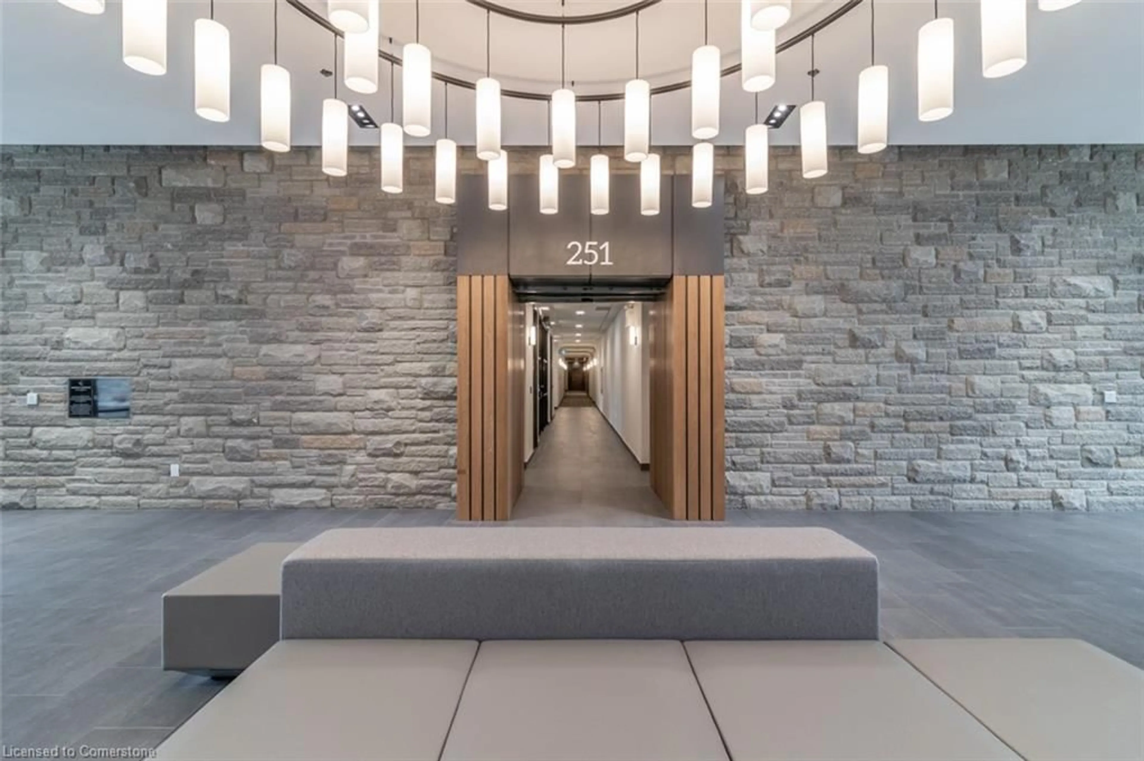 Indoor lobby, cement floor for 251 Northfield Dr #212, Waterloo Ontario N2J 4G8