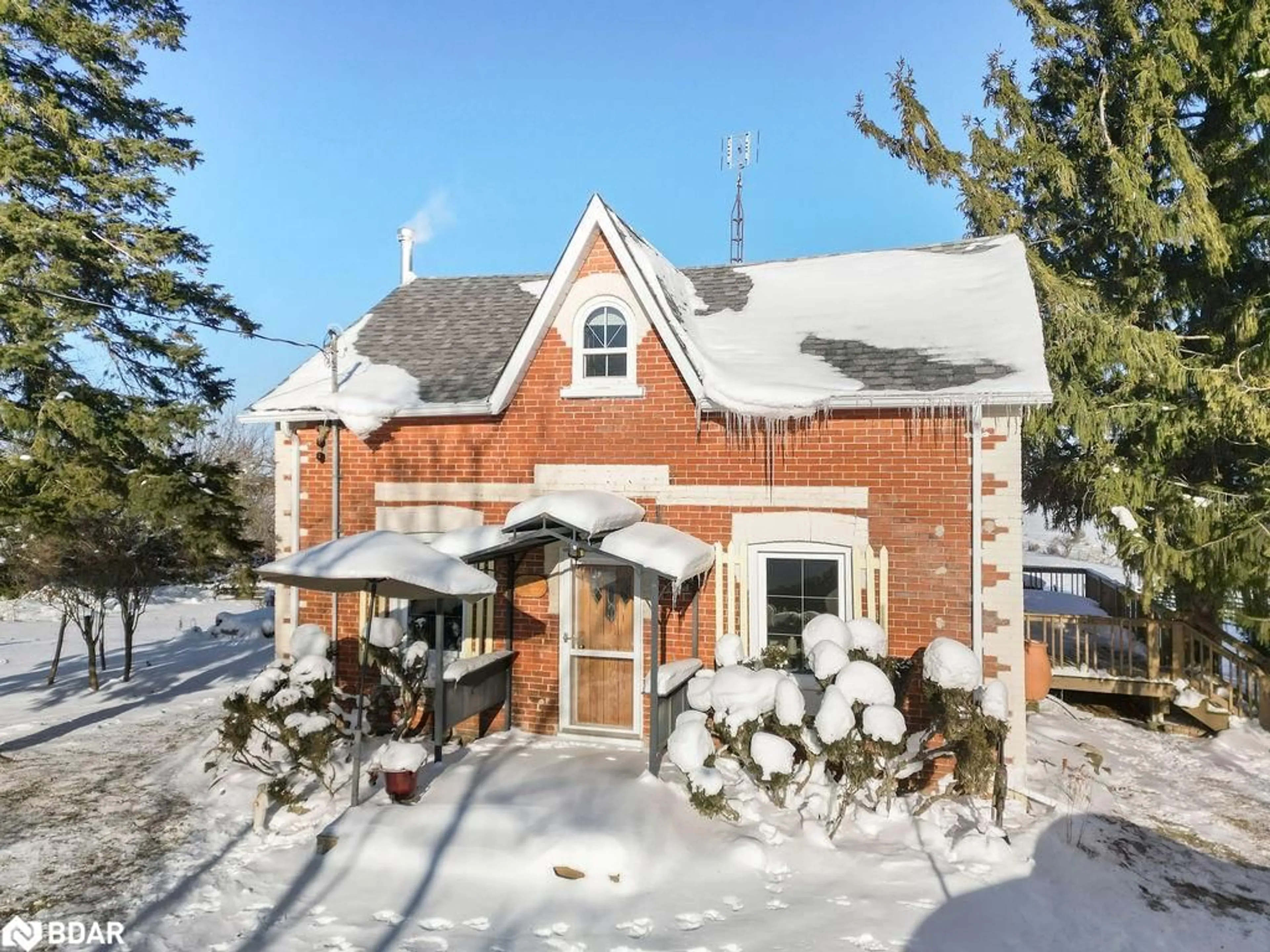 Home with brick exterior material, street for 1357 Lorneville Rd, Woodville Ontario K0M 2T0