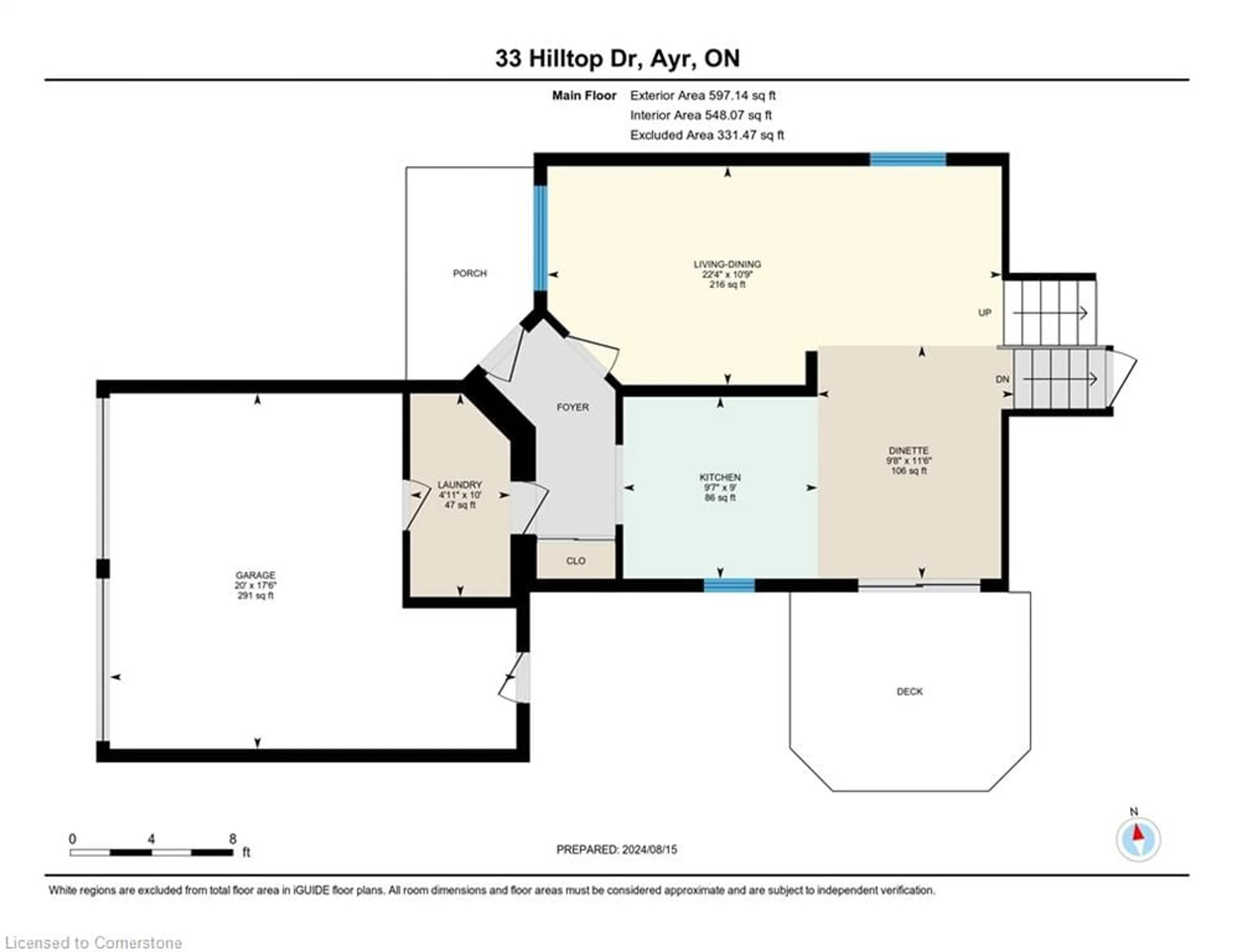 Floor plan for 33 Hilltop Dr, Ayr Ontario N0B 1E0