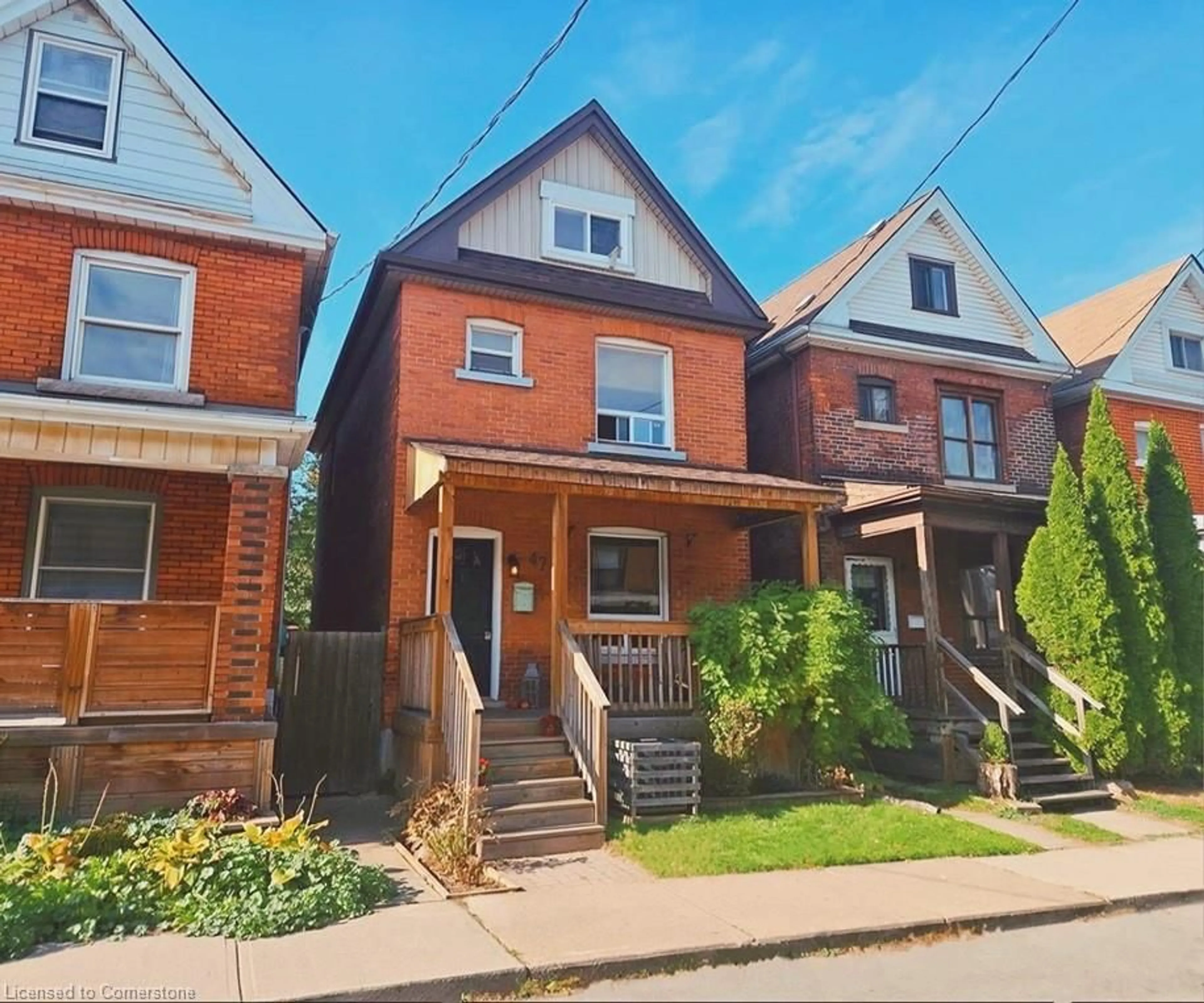 Frontside or backside of a home, the street view for 47 Fairleigh Ave, Hamilton Ontario L8L 6H1