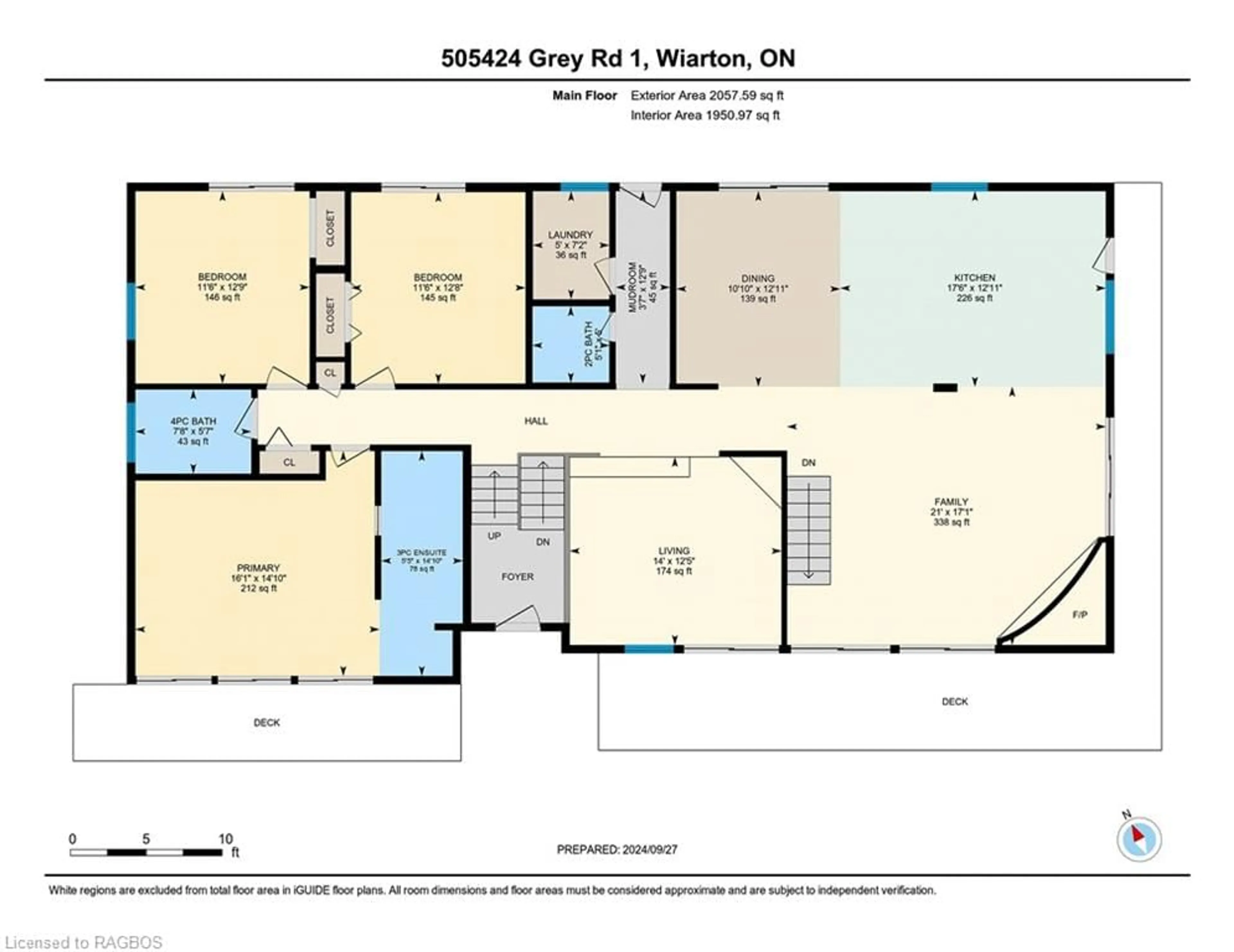 Floor plan for 505424 Grey Road 1, Kemble Ontario N0H 1S0