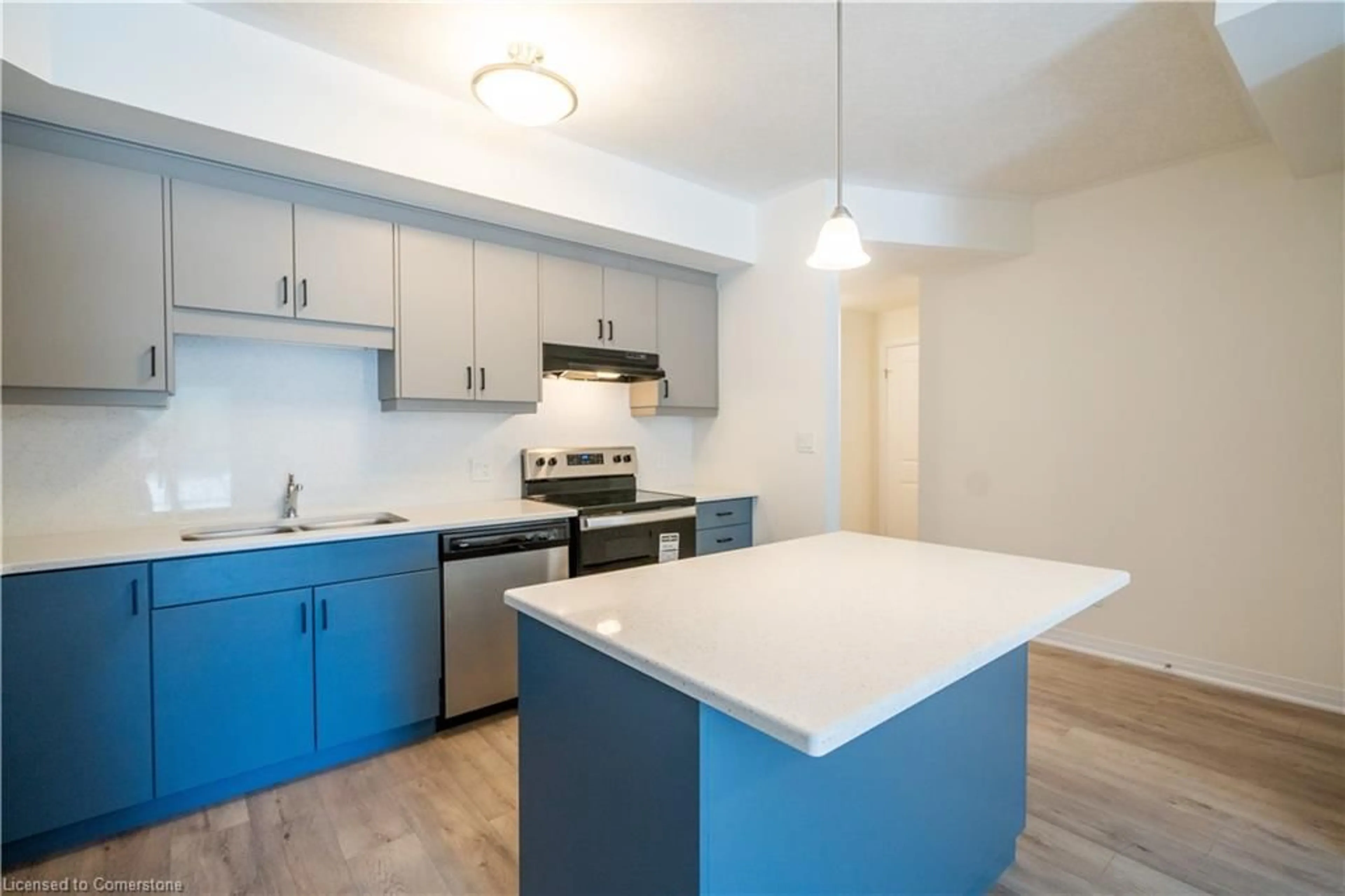 Standard kitchen, wood floors for 25 Isherwood Ave #128, Cambridge Ontario N1R 0E2