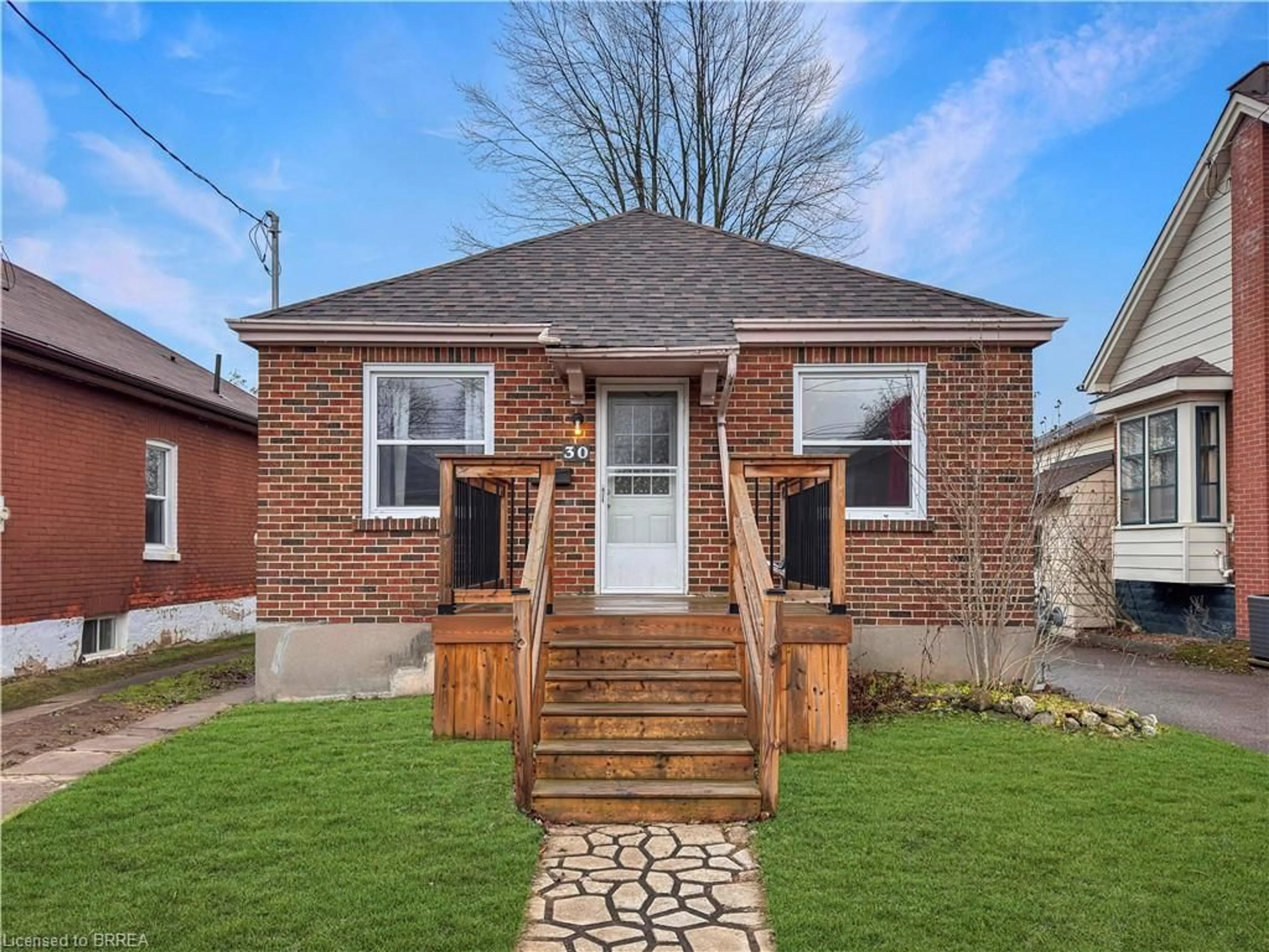 Home with brick exterior material, street for 30 Salisbury Ave, Brantford Ontario N3S 1M7