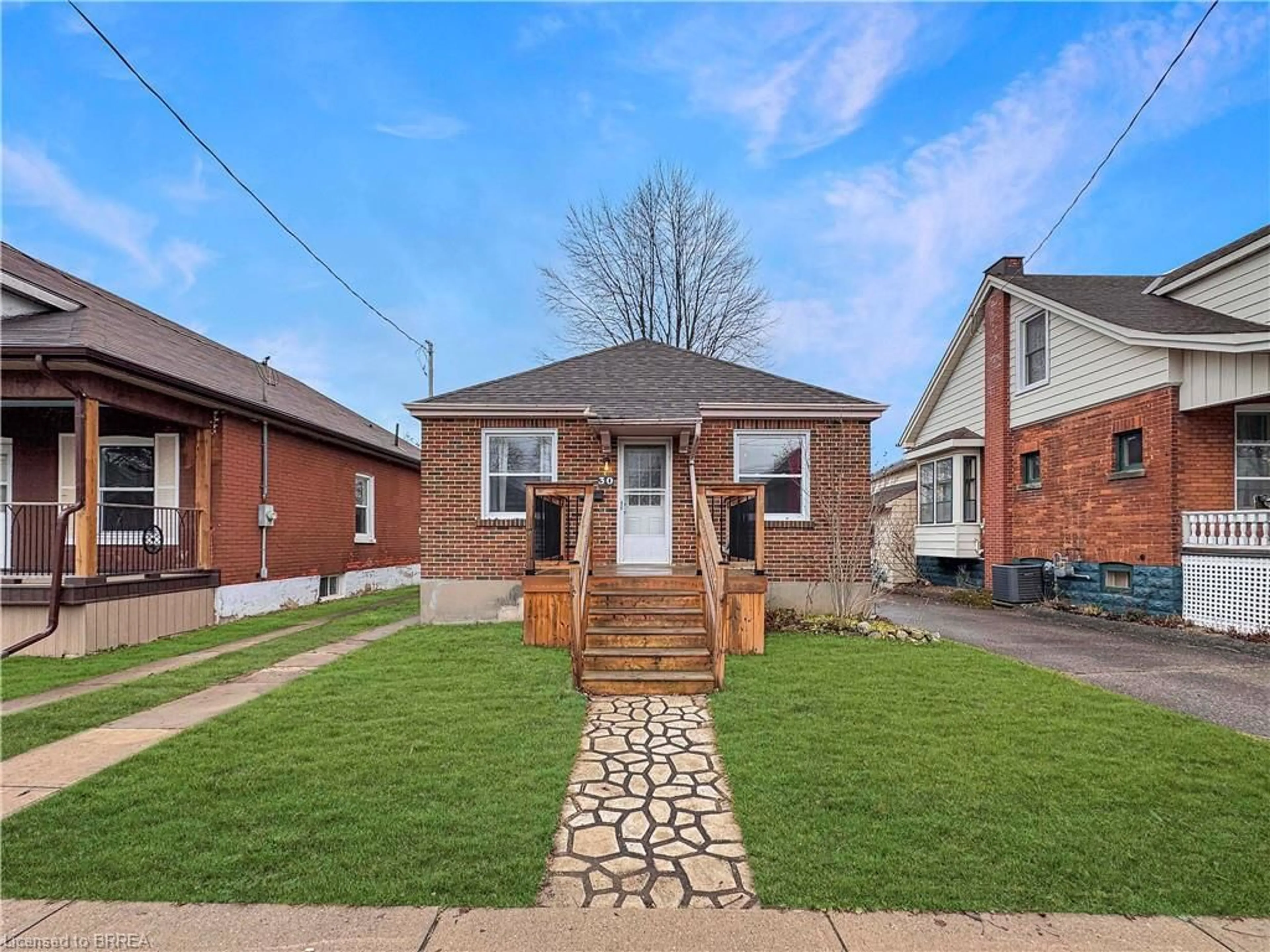 Home with brick exterior material, street for 30 Salisbury Ave, Brantford Ontario N3S 1M7