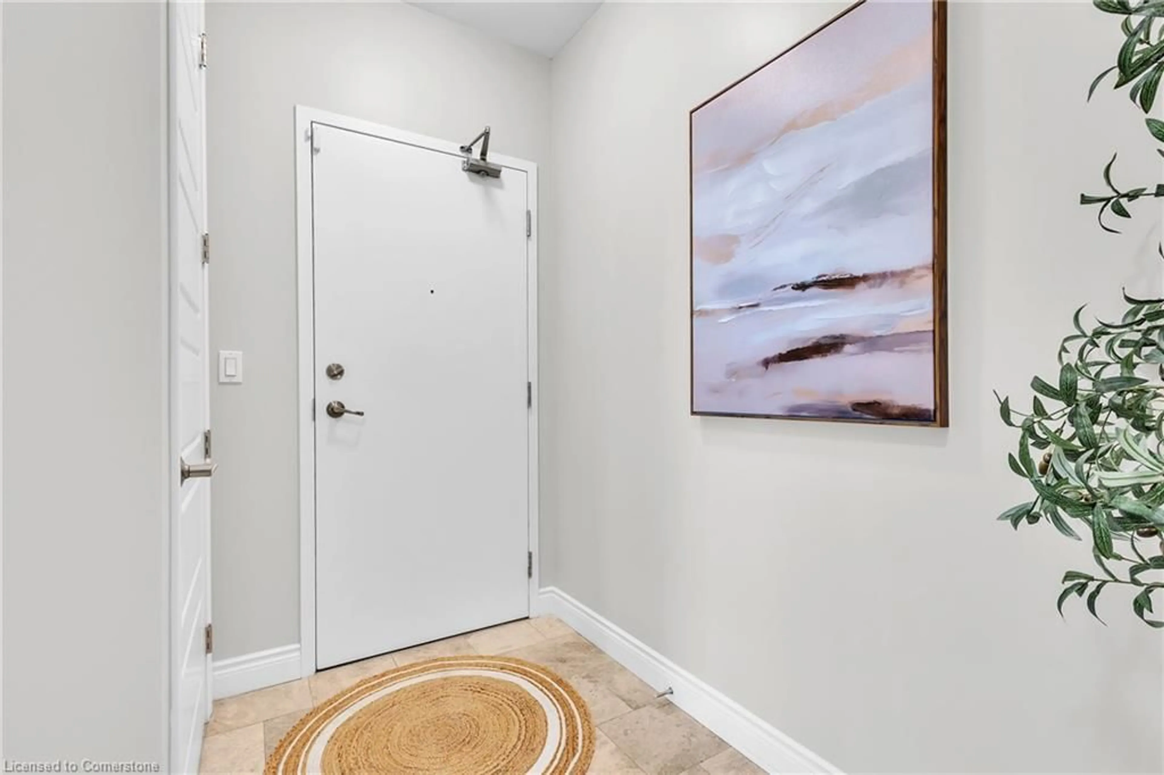 Indoor entryway, wood floors for 223 Erb St #502, Waterloo Ontario N2L 1V7