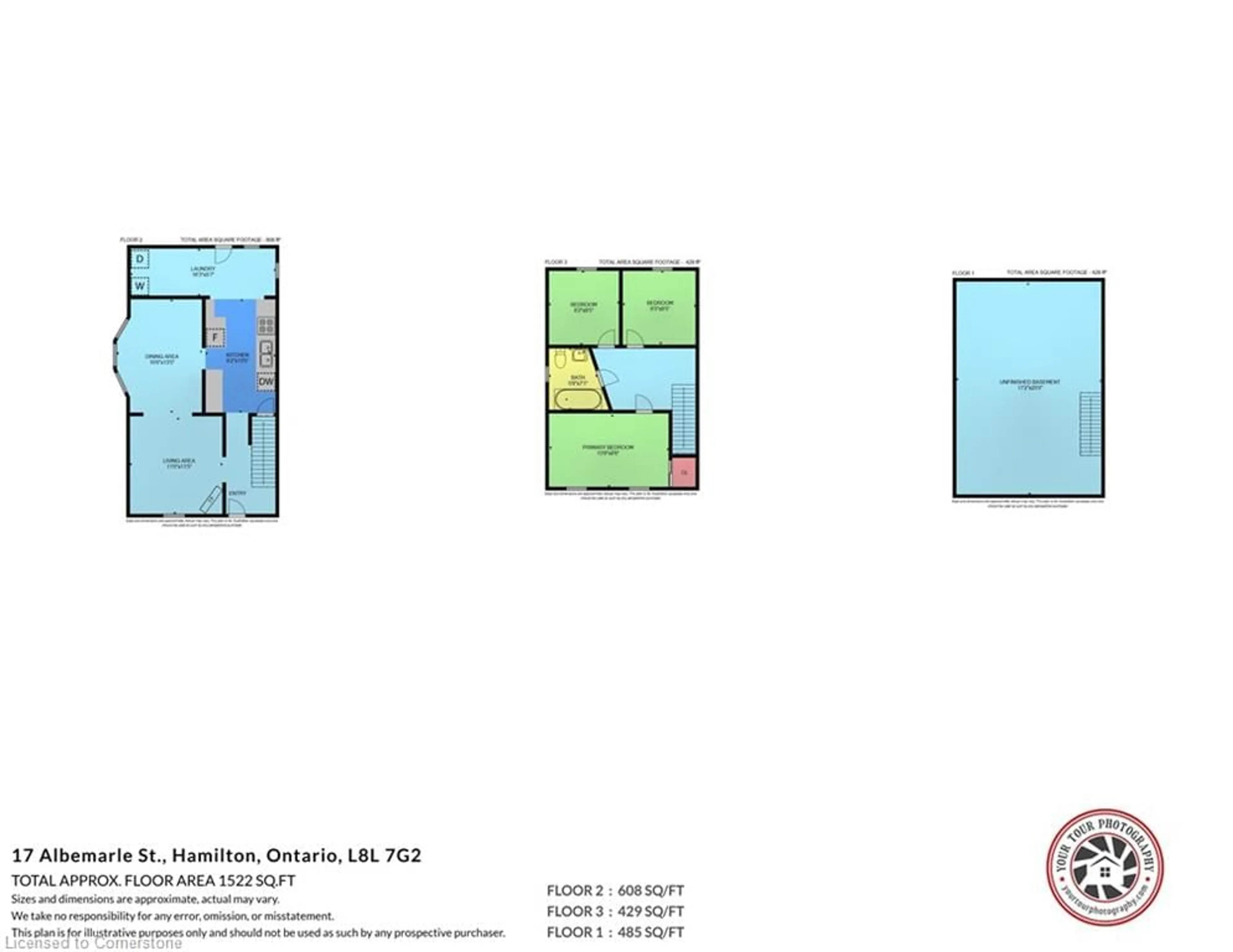 Floor plan for 17 Albemarle St, Hamilton Ontario L8L 7G2