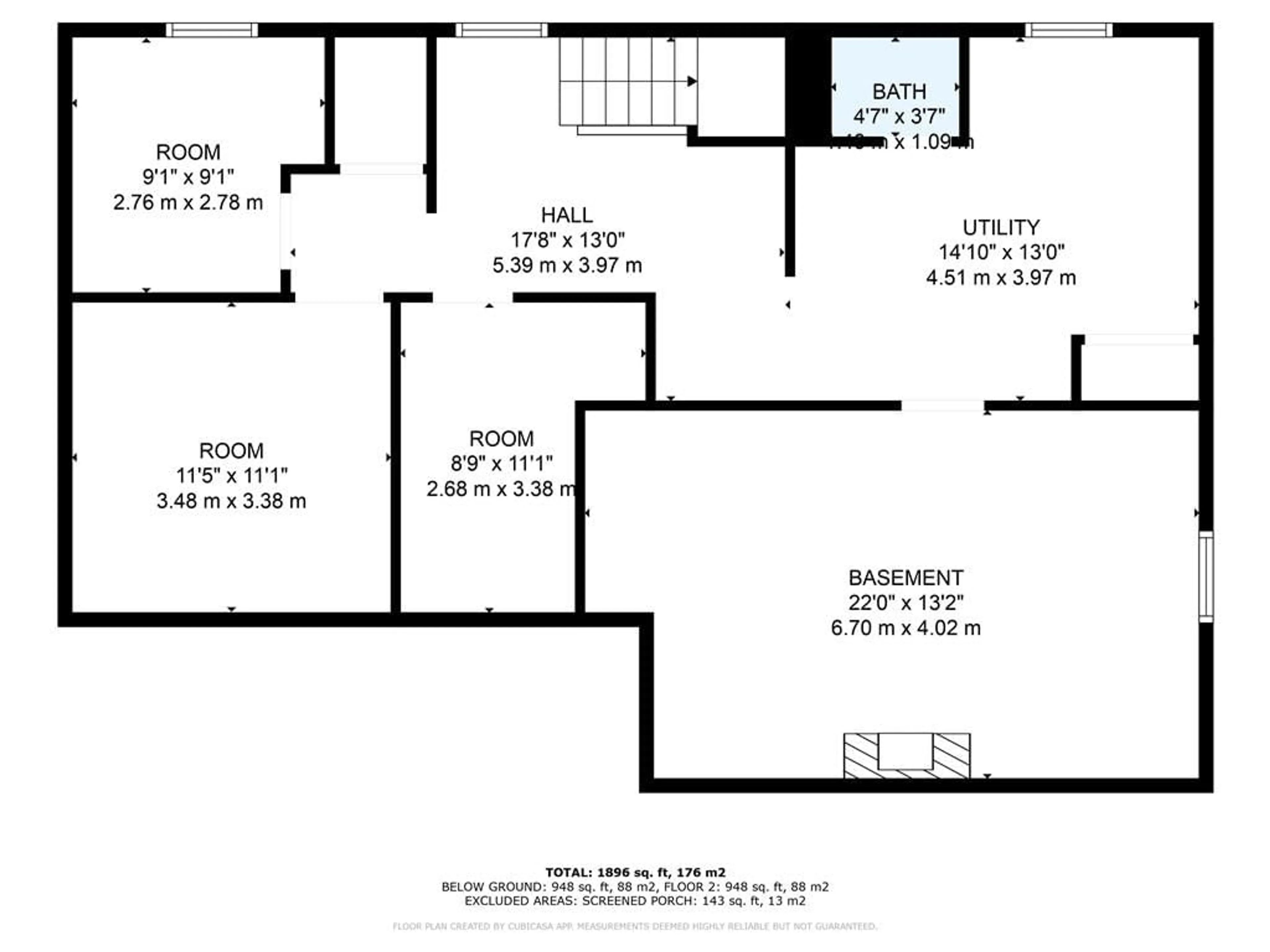 Floor plan for 1013 Glen Bogie Cres, Midland Ontario L4R 4S6