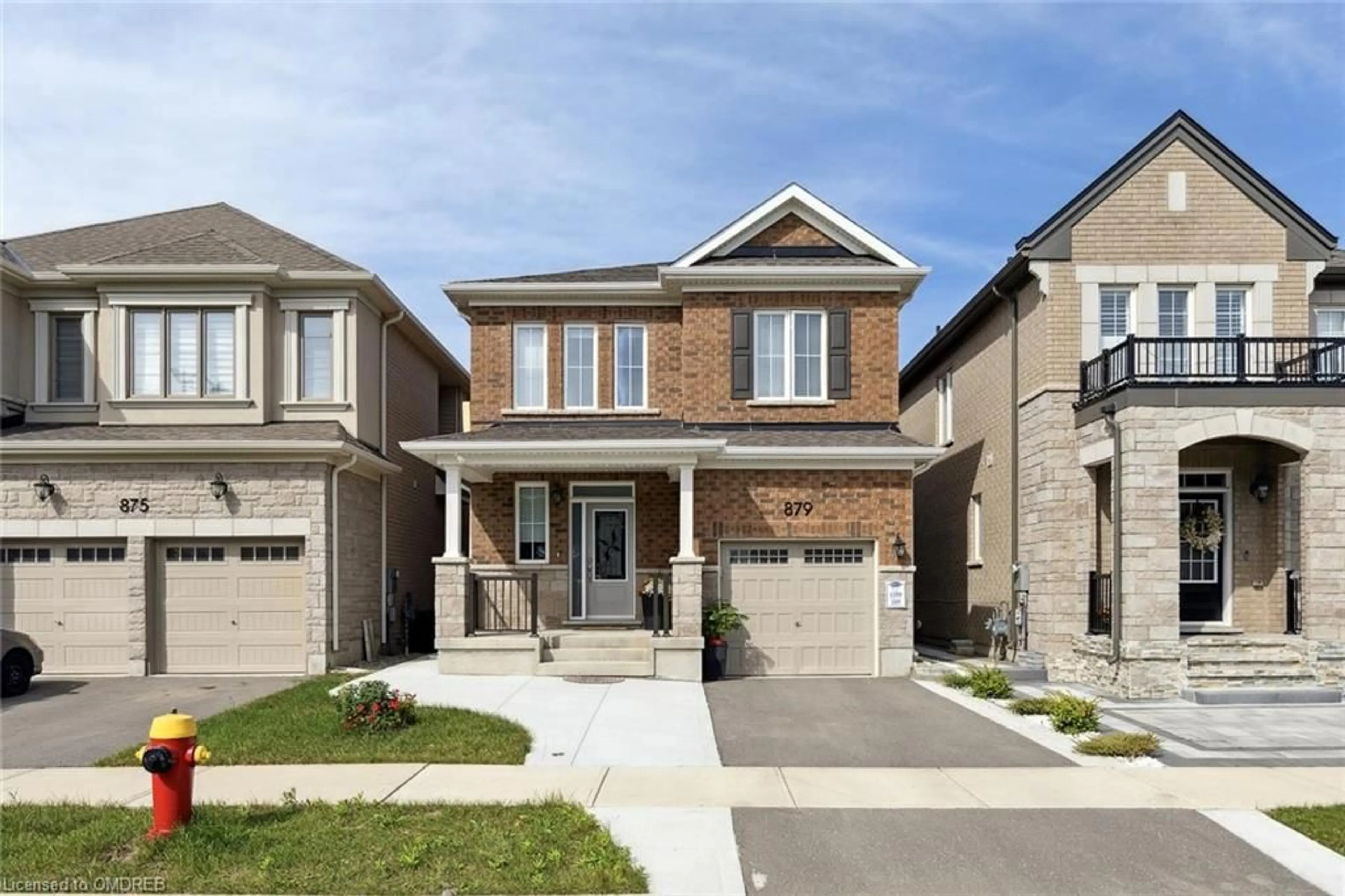 Home with brick exterior material for 879 Hickory Cres, Milton Ontario L9E 1P4