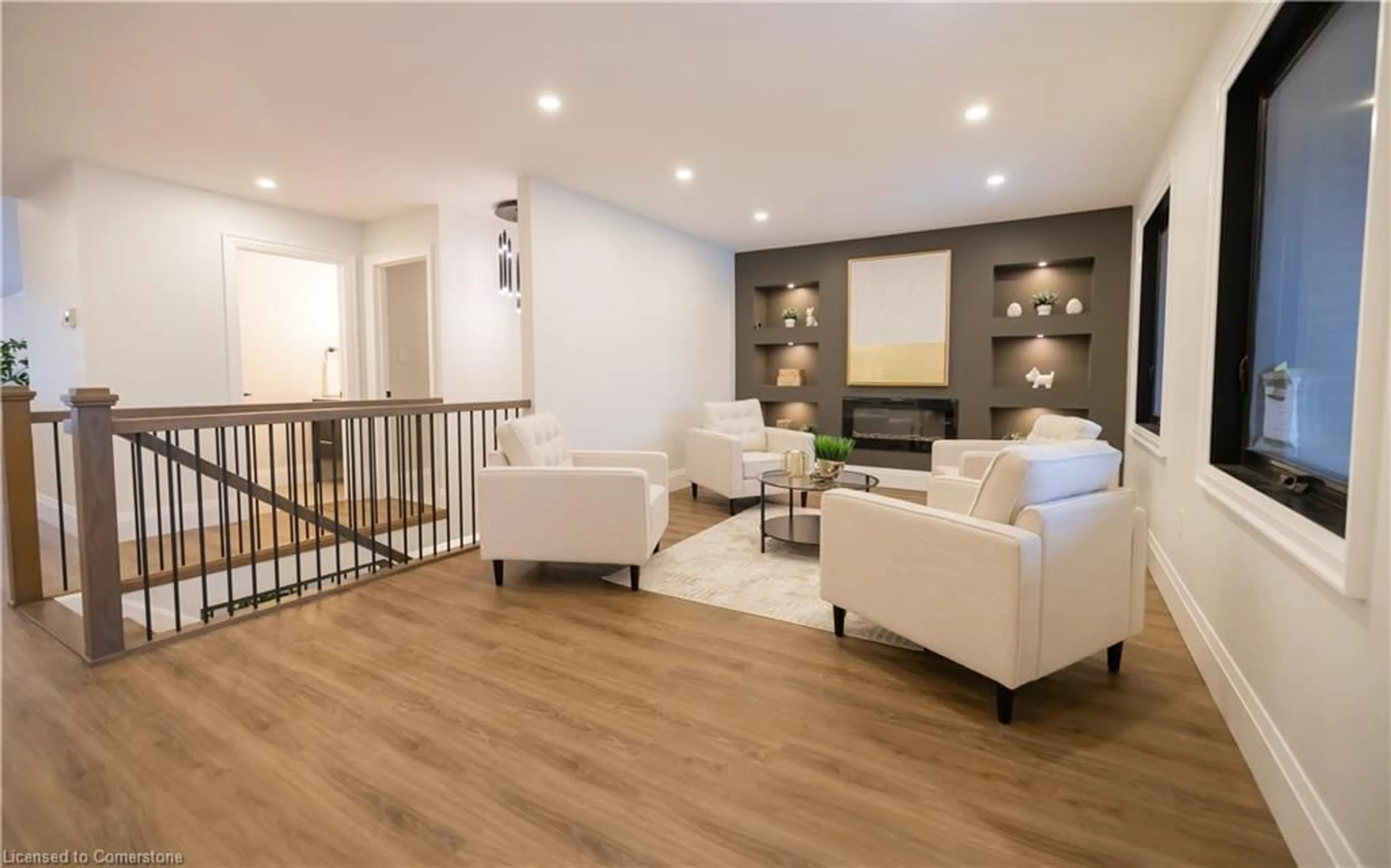 Living room, wood floors for 2008 Witmer Rd, Petersburg Ontario N0B 2H0