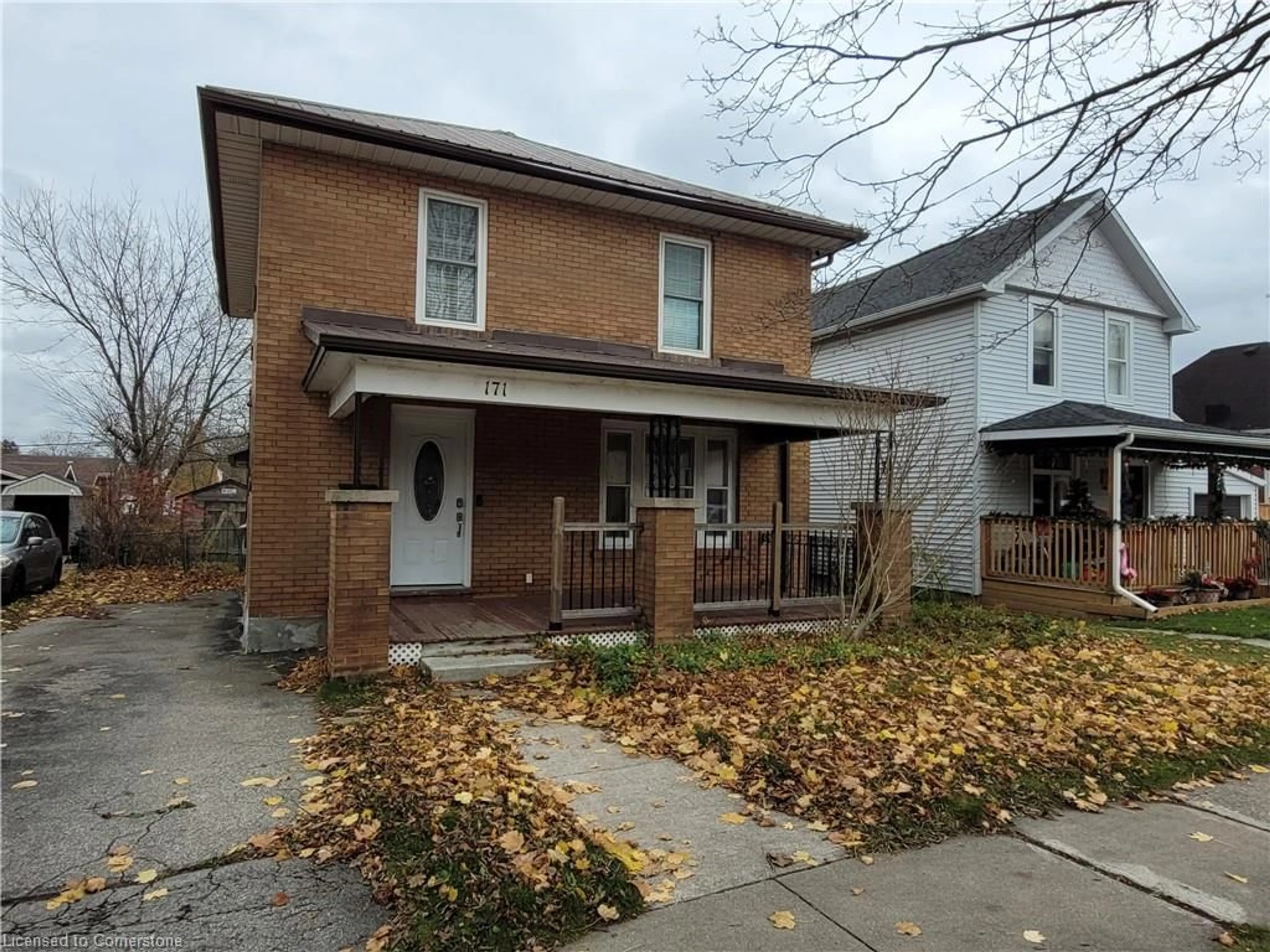 Frontside or backside of a home, the street view for 171 Talbot St, Simcoe Ontario N3Y 3W8