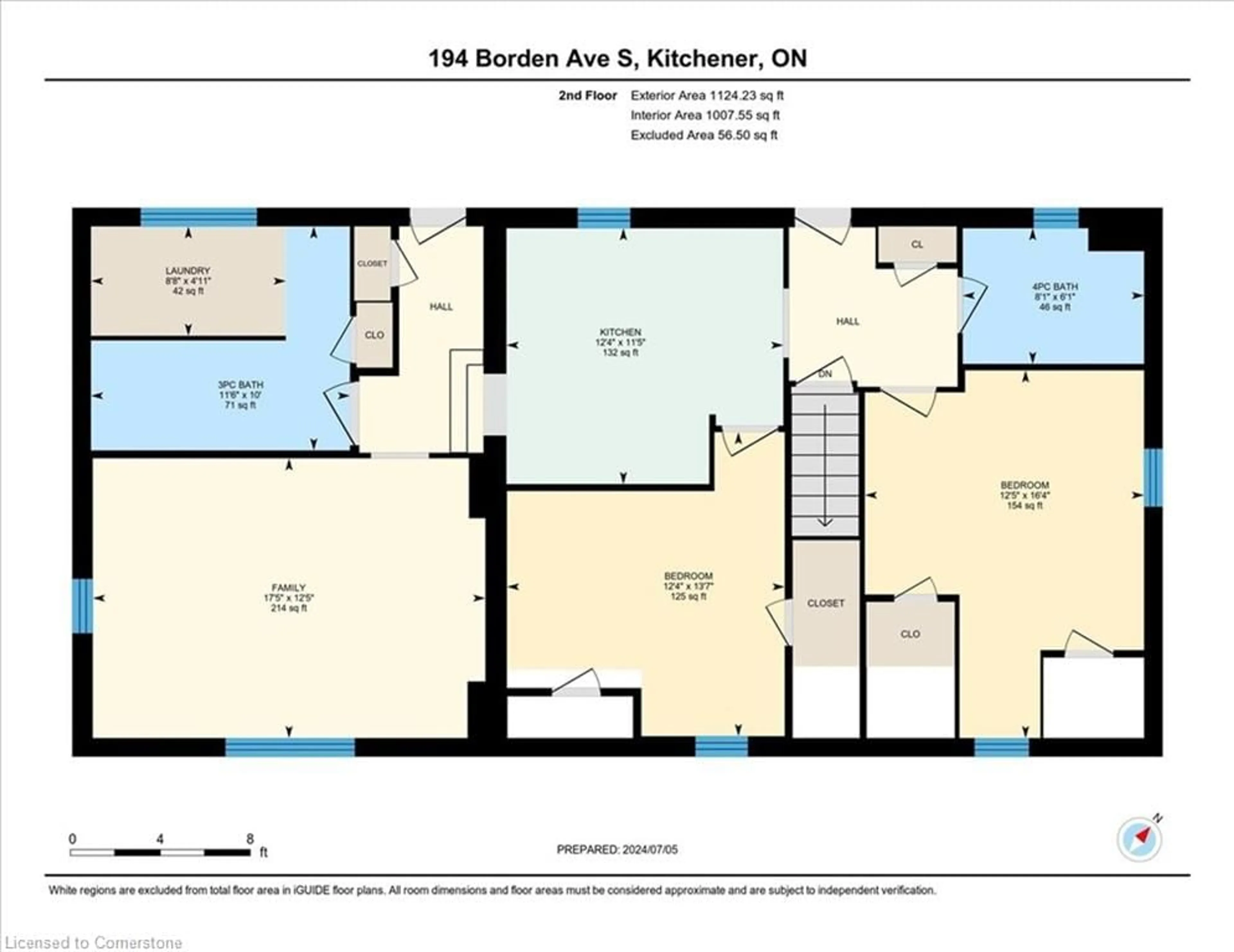 Floor plan for 194 Borden Ave, Kitchener Ontario N2G 3R8