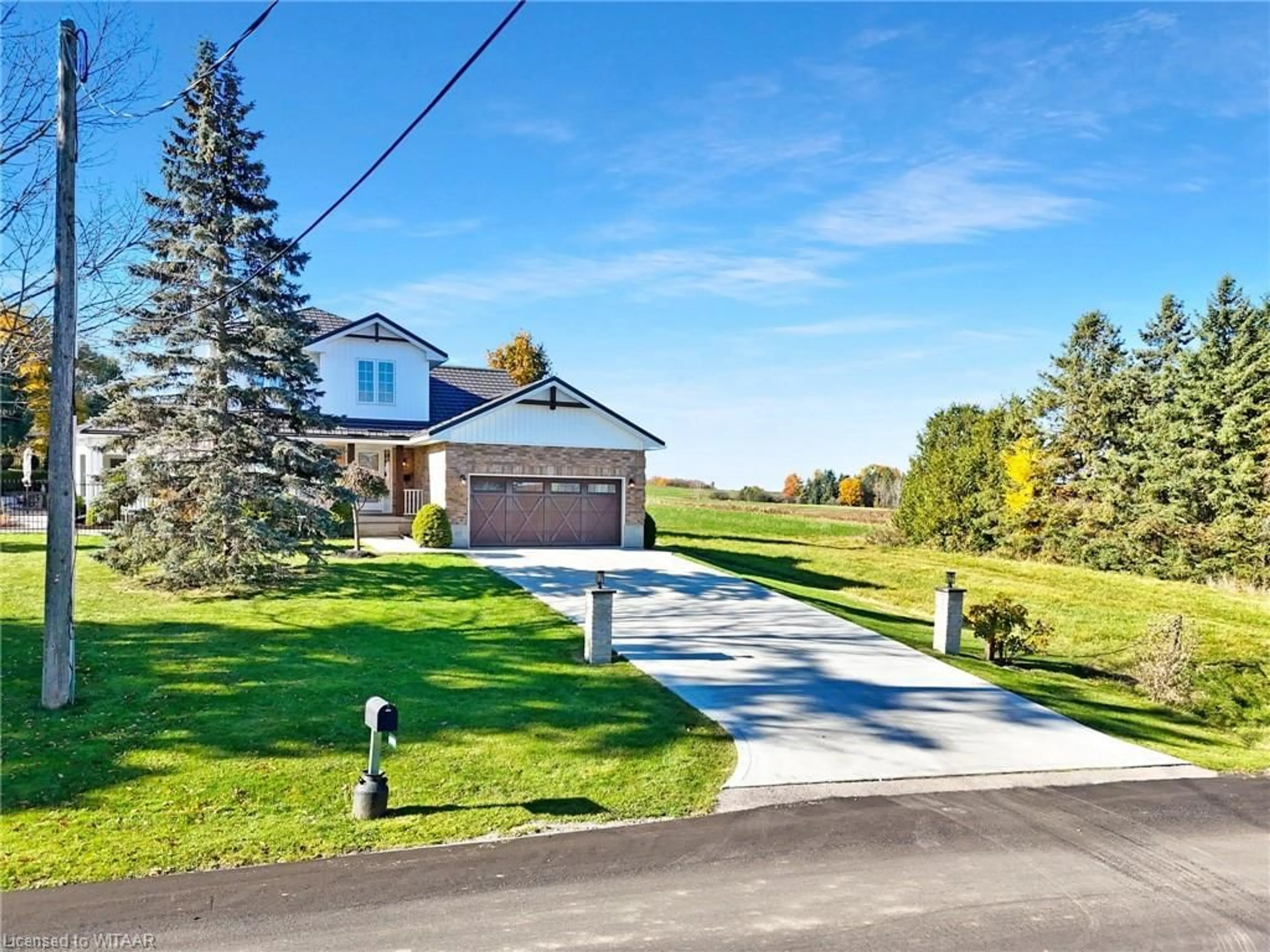 Frontside or backside of a home, the street view for 2308 Walker Rd, New Hamburg Ontario N3A 1N2