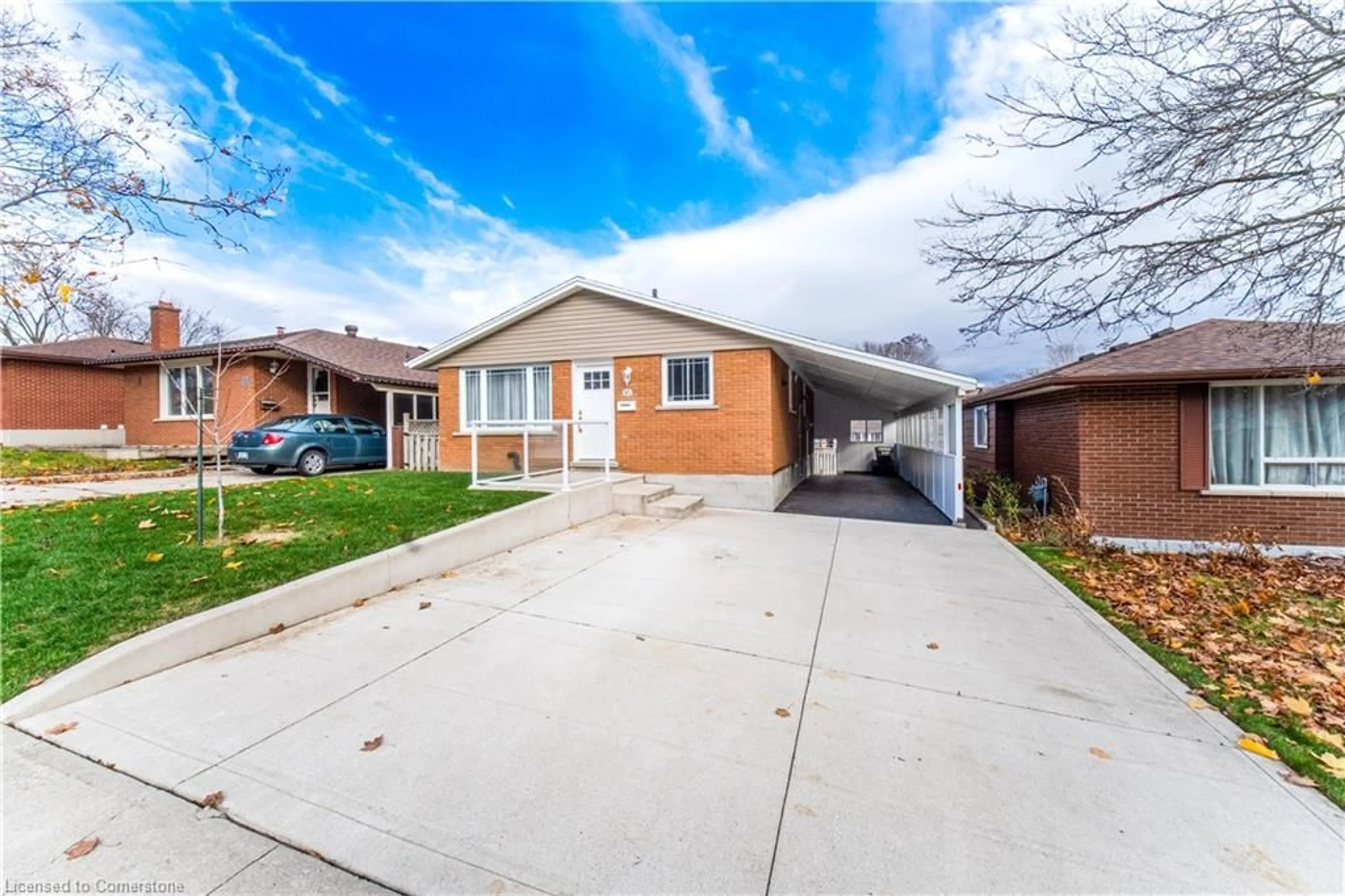 Frontside or backside of a home, the street view for 93 Lowrey Ave, Cambridge Ontario N1R 4Z7