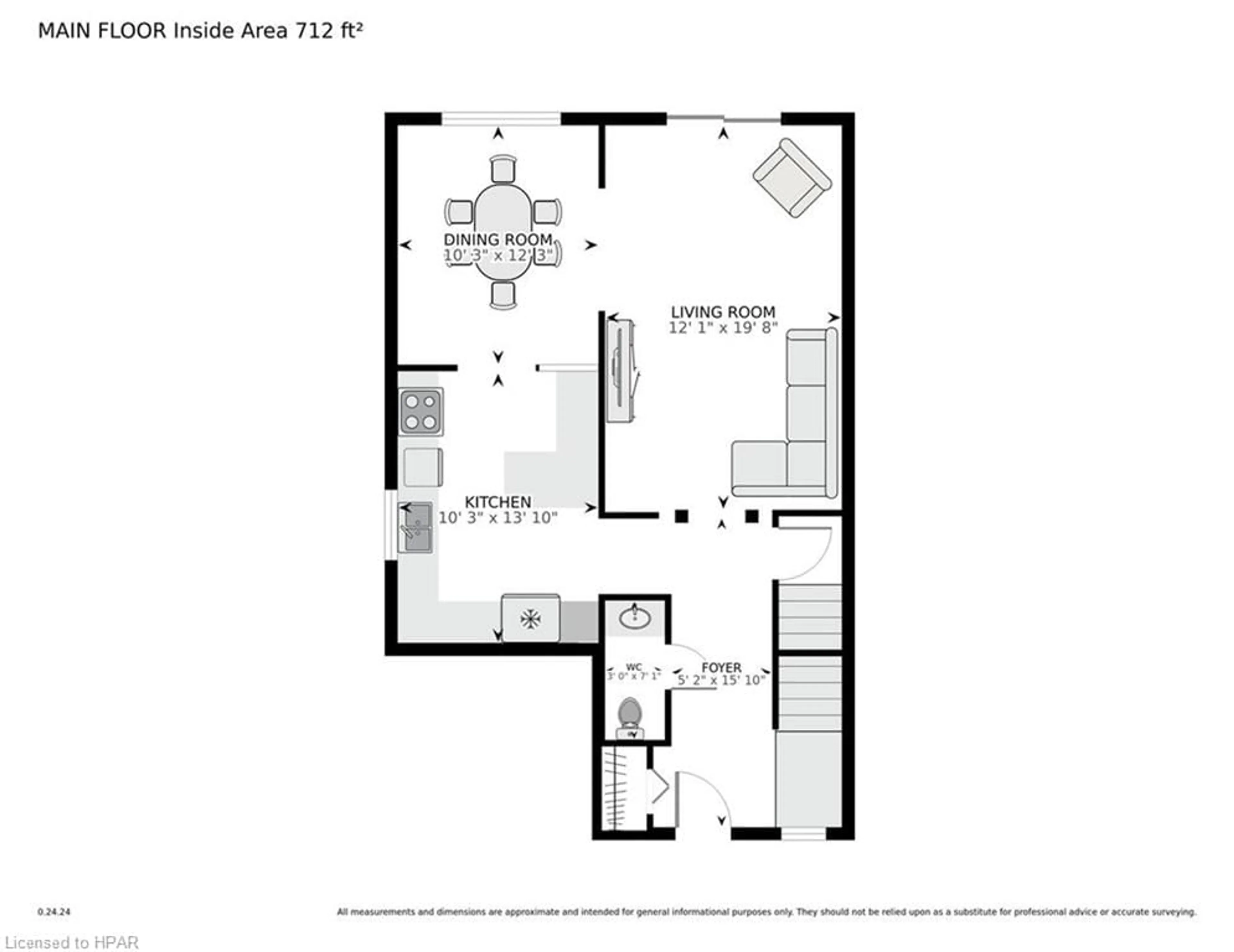 Floor plan for 55 Hyde Rd, Stratford Ontario N5A 7Z3