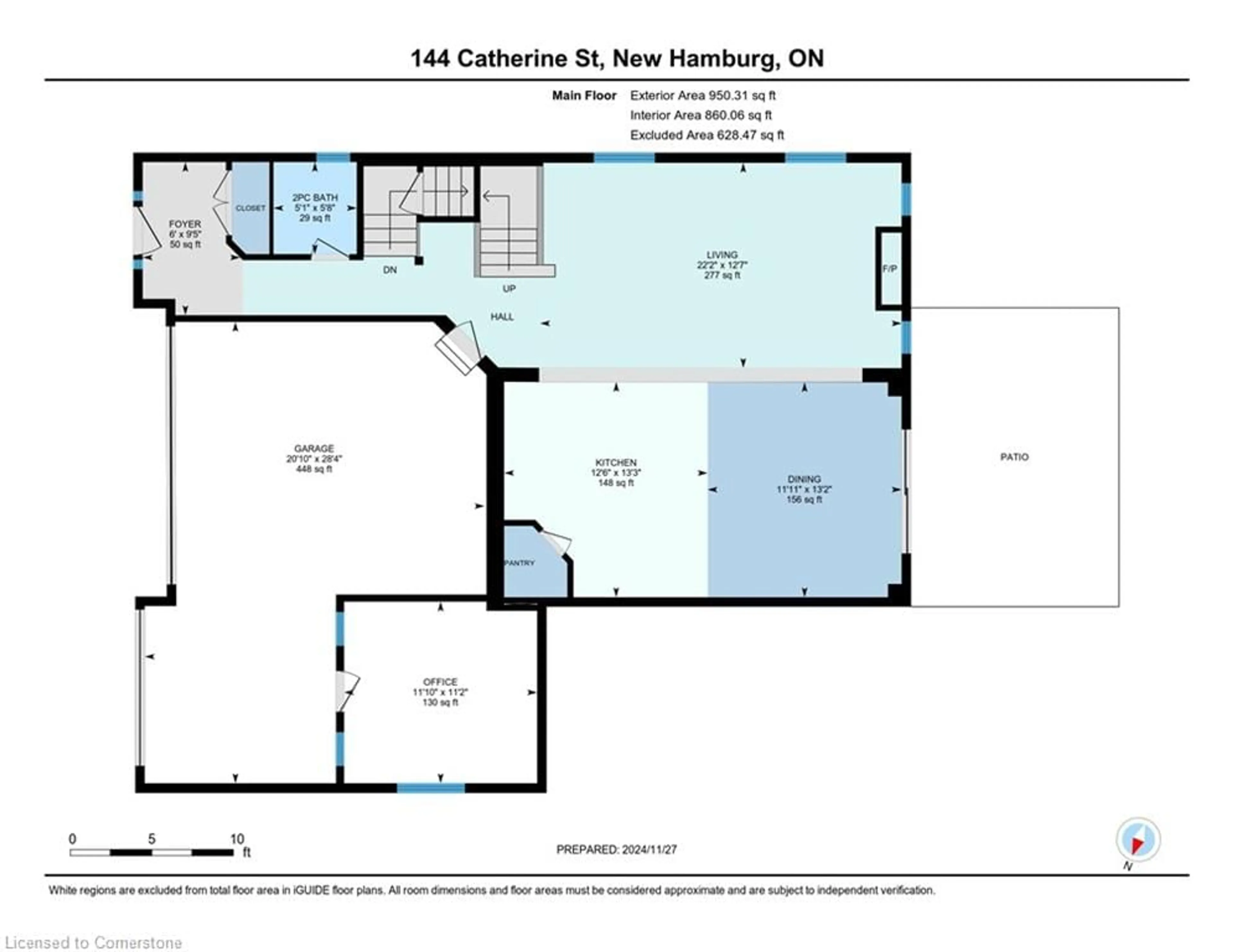 Floor plan for 144 Catherine St, New Hamburg Ontario N3A 1Z8