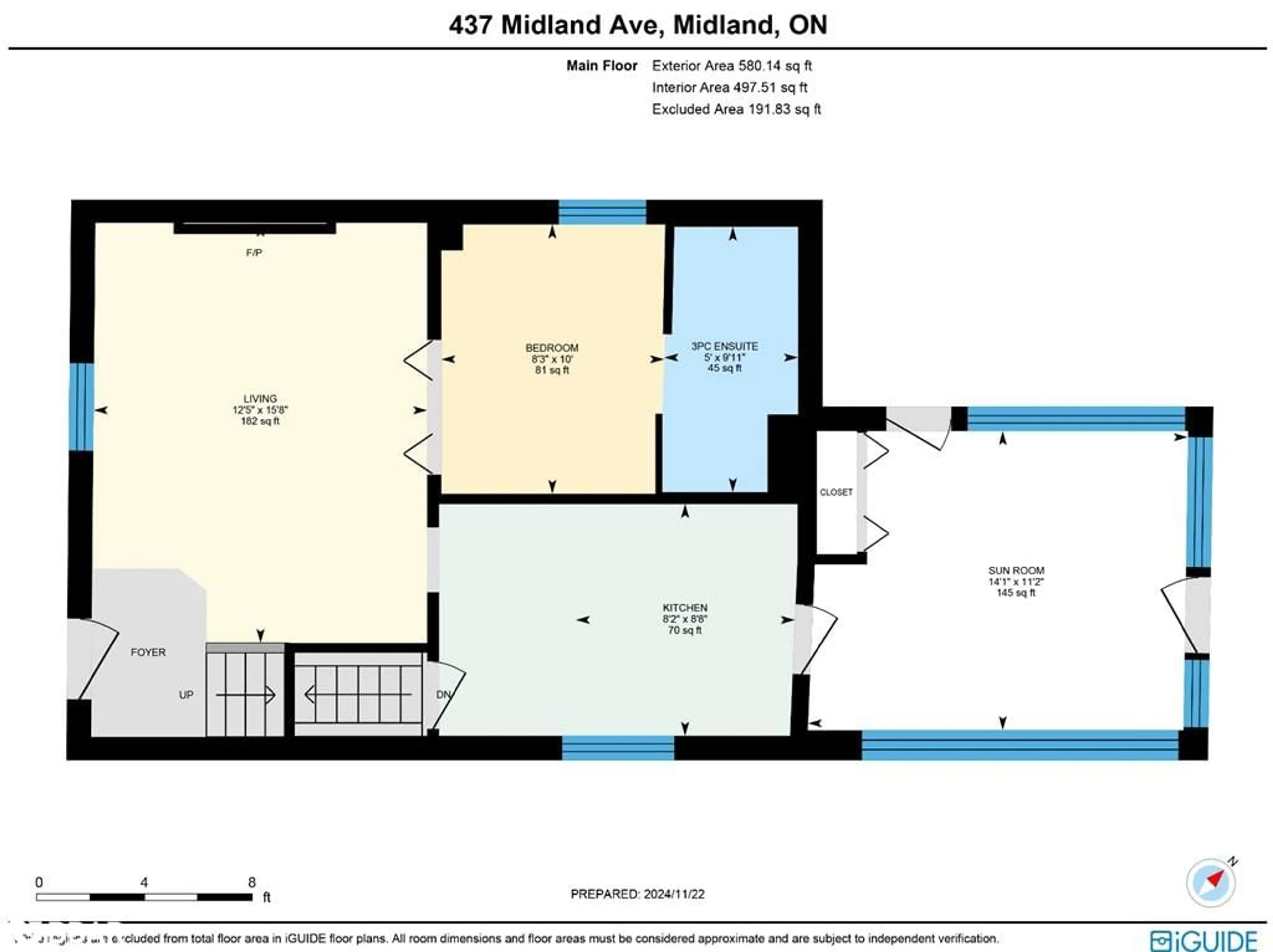 Floor plan for 437 Midland Ave, Midland Ontario L4R 3L2