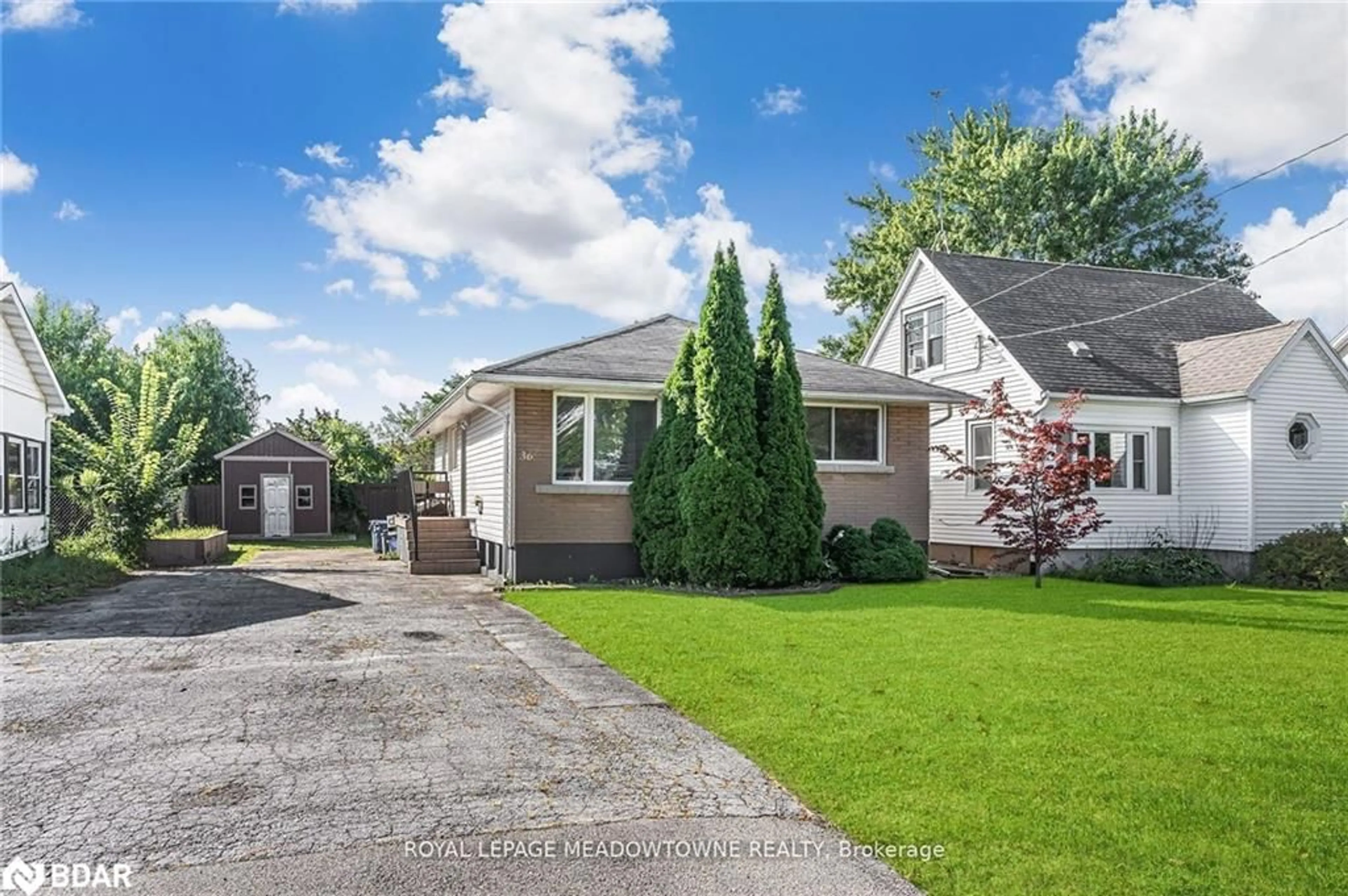 Frontside or backside of a home, cottage for 36 Fawell Ave, St. Catharines Ontario L2S 2V6