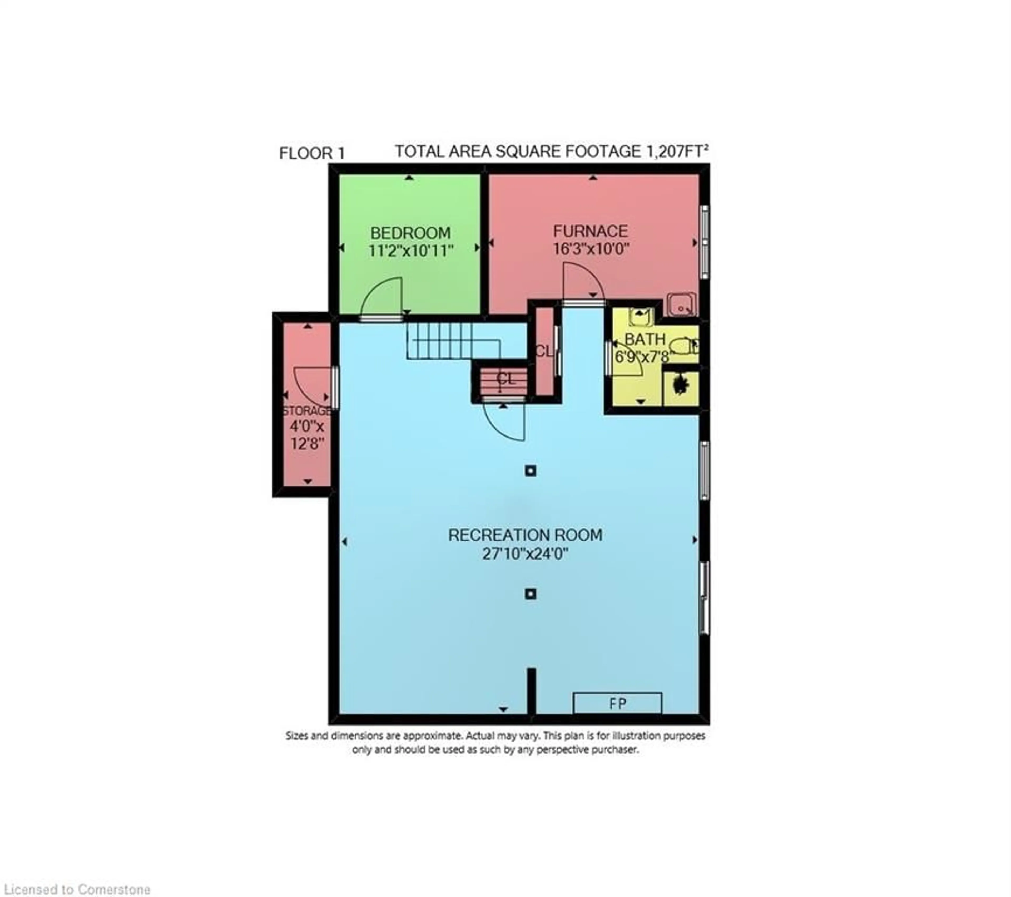 Floor plan for 1281 Abbey Crt, Burlington Ontario L7P 3R44