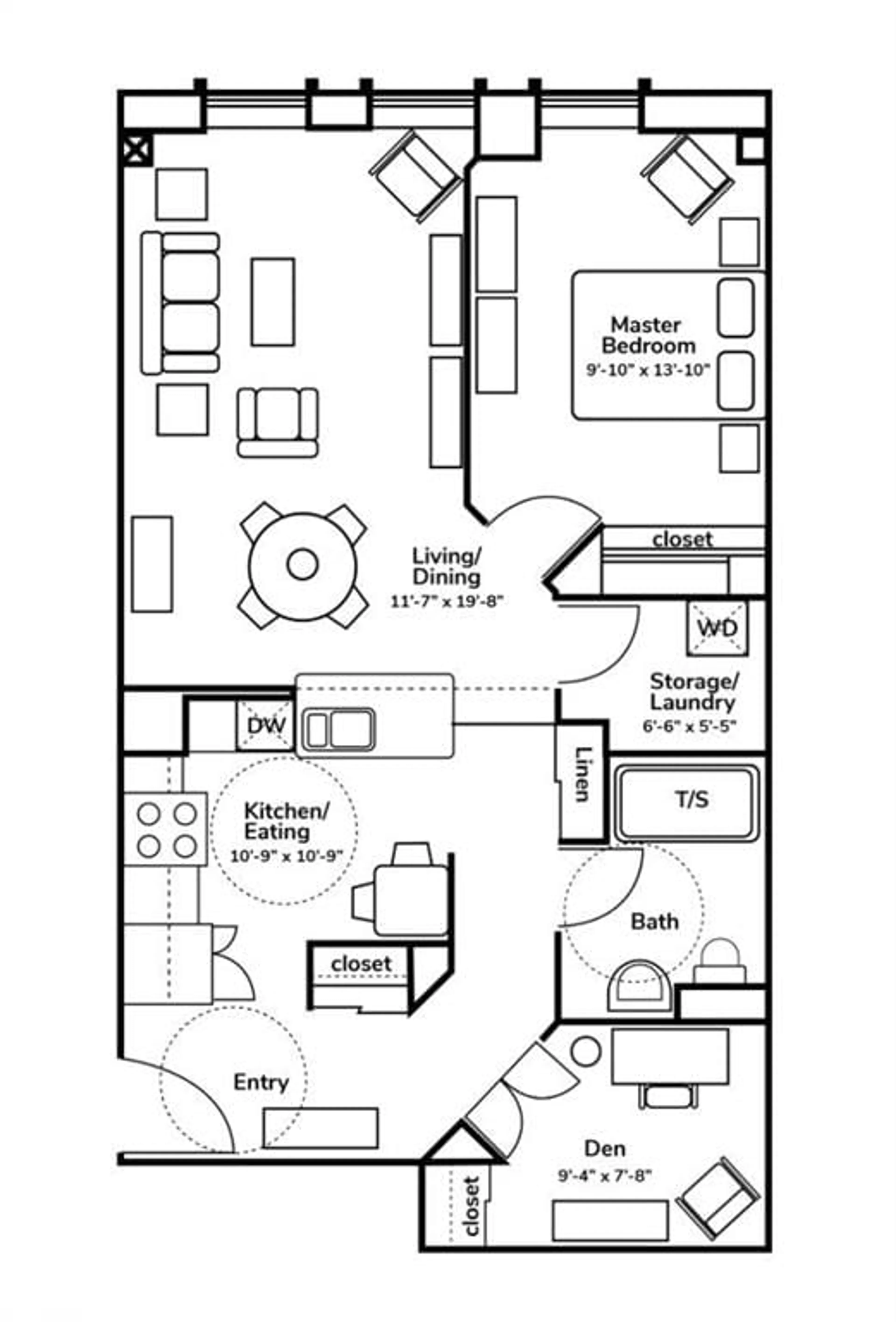 Floor plan for 74 Ross St #53, Barrie Ontario L4N 1G3