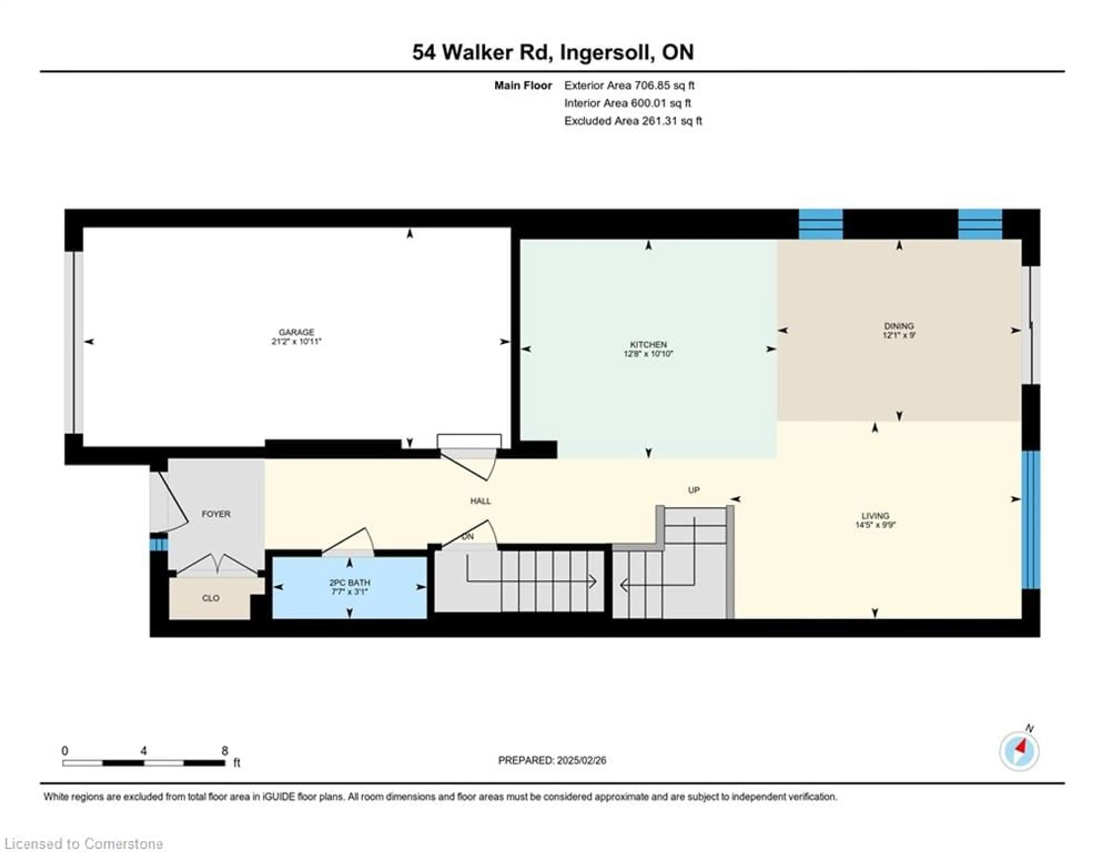 Floor plan for 54 Walker Rd, Ingersoll Ontario N5C 4H3