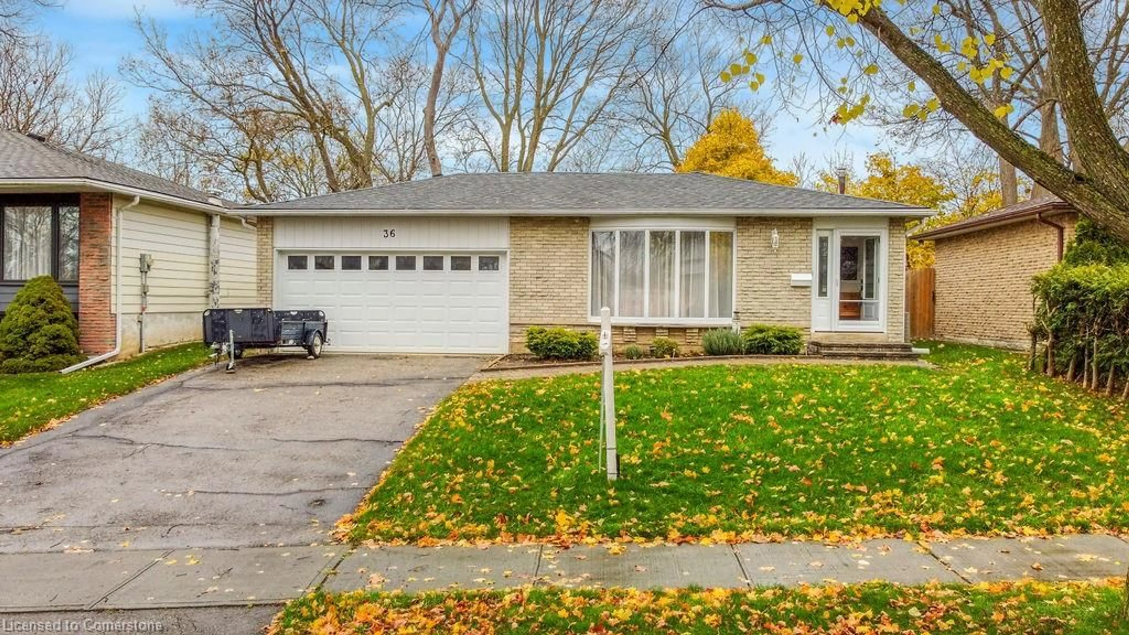 A pic from exterior of the house or condo, the street view for 36 Hillcrest Ave, Brantford Ontario N3T 5X8