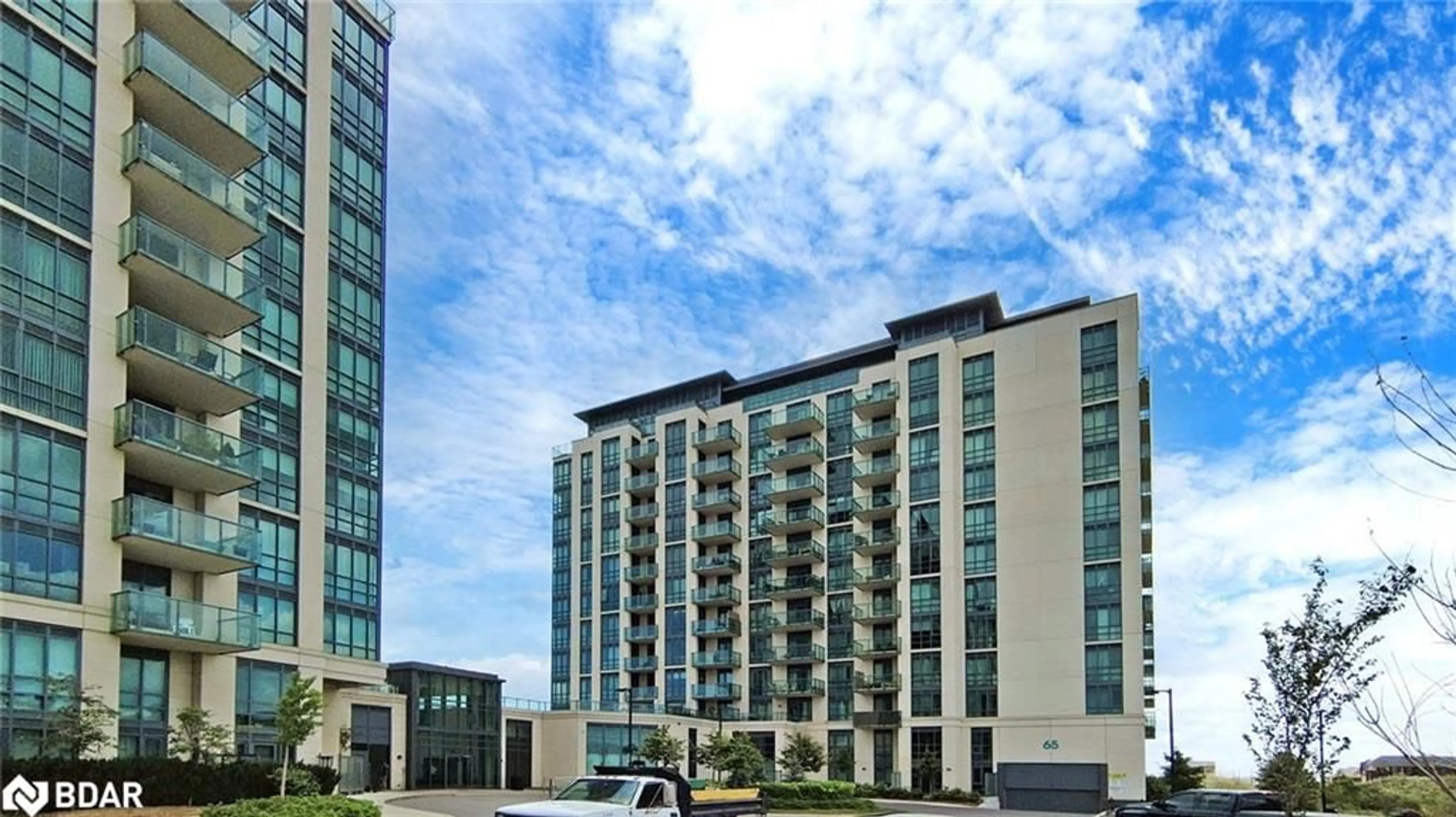 A pic from exterior of the house or condo, the front or back of building for 65 Yorkland Blvd #206, Brampton Ontario L6P 4M5