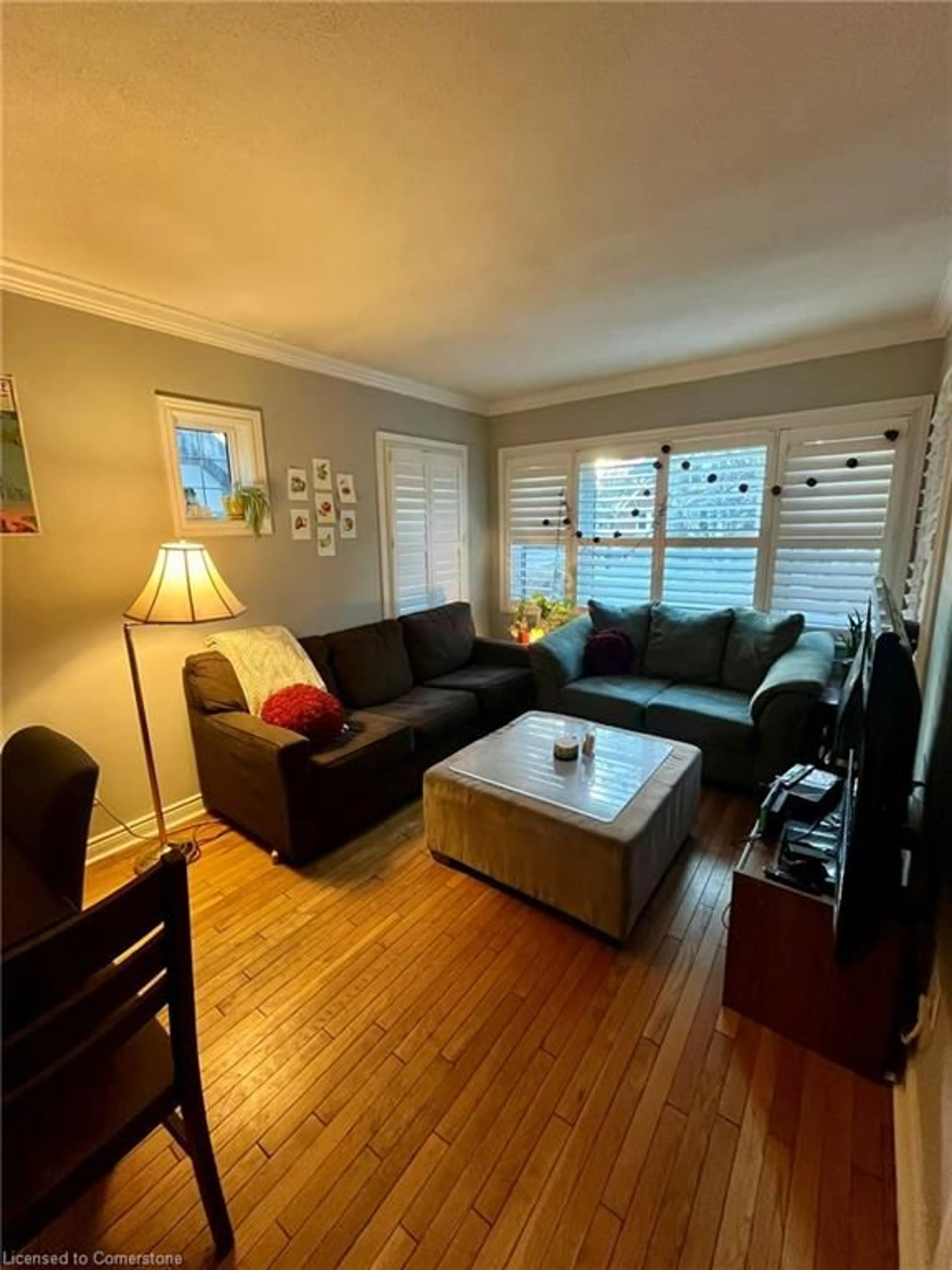 Living room, wood floors for 57 Newton Ave, Hamilton Ontario L8S 1V8