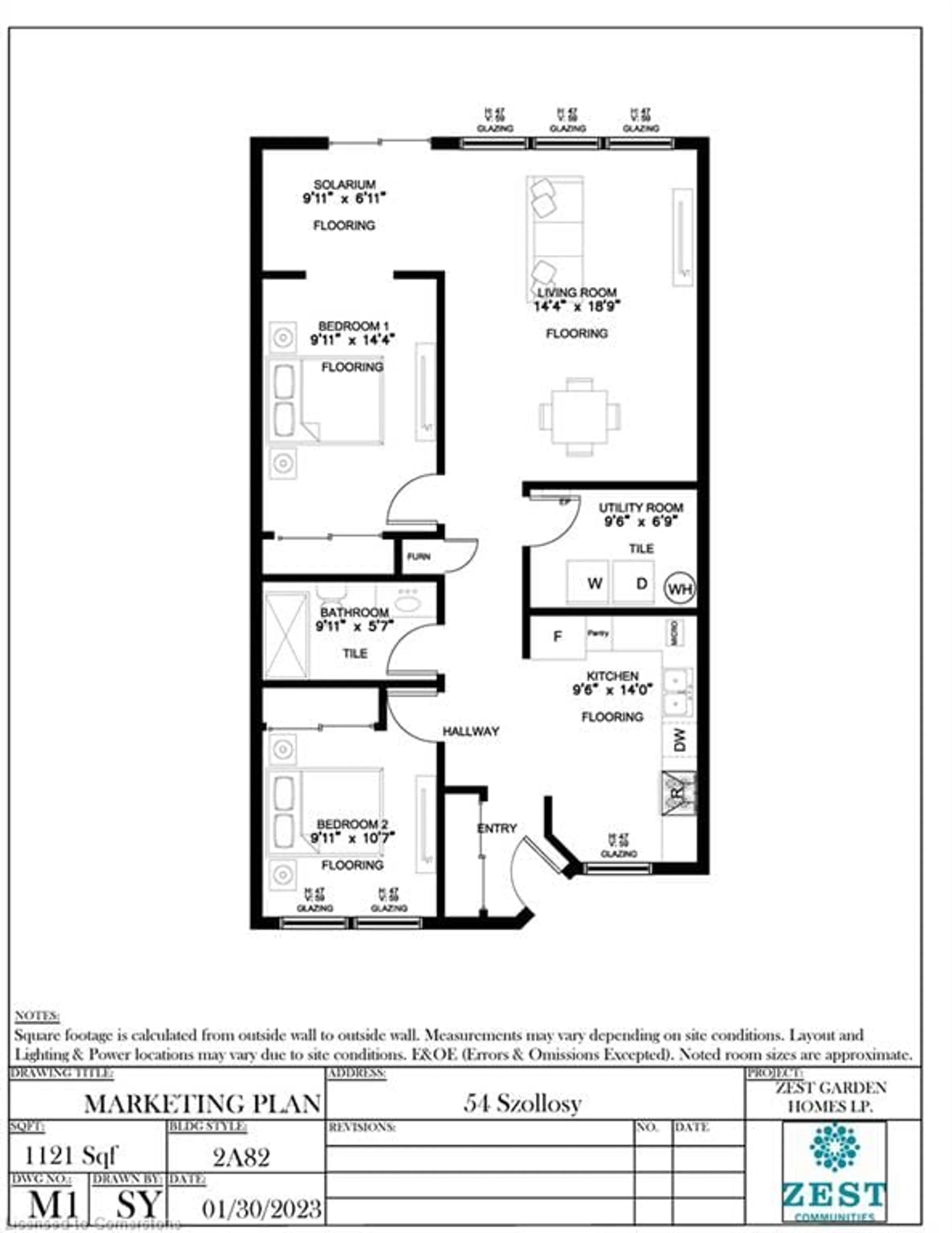 Floor plan for 54 Szollosy Cir, Hamilton Ontario L9B 1T8