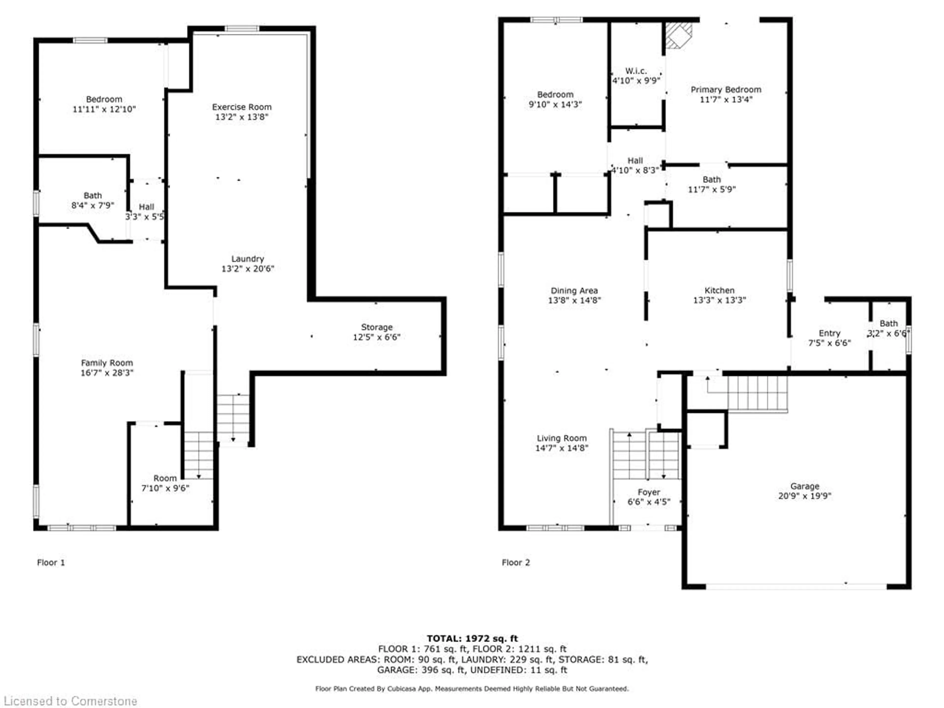 Floor plan for 39 Spitfire Dr, Mount Hope Ontario L0R 1W0