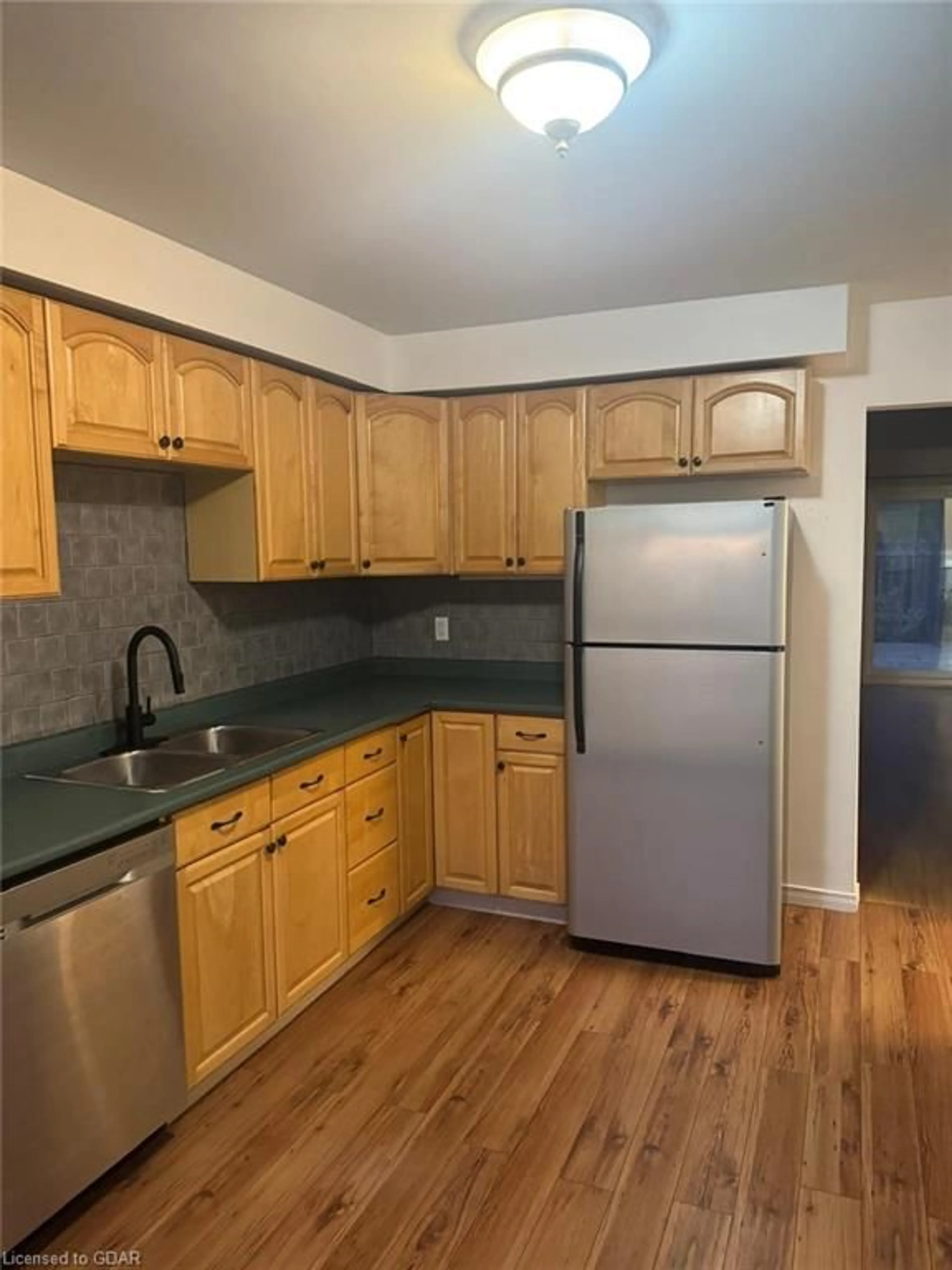 Standard kitchen, wood floors for 107 Dovercliffe Rd #28, Guelph Ontario N1G 3A5