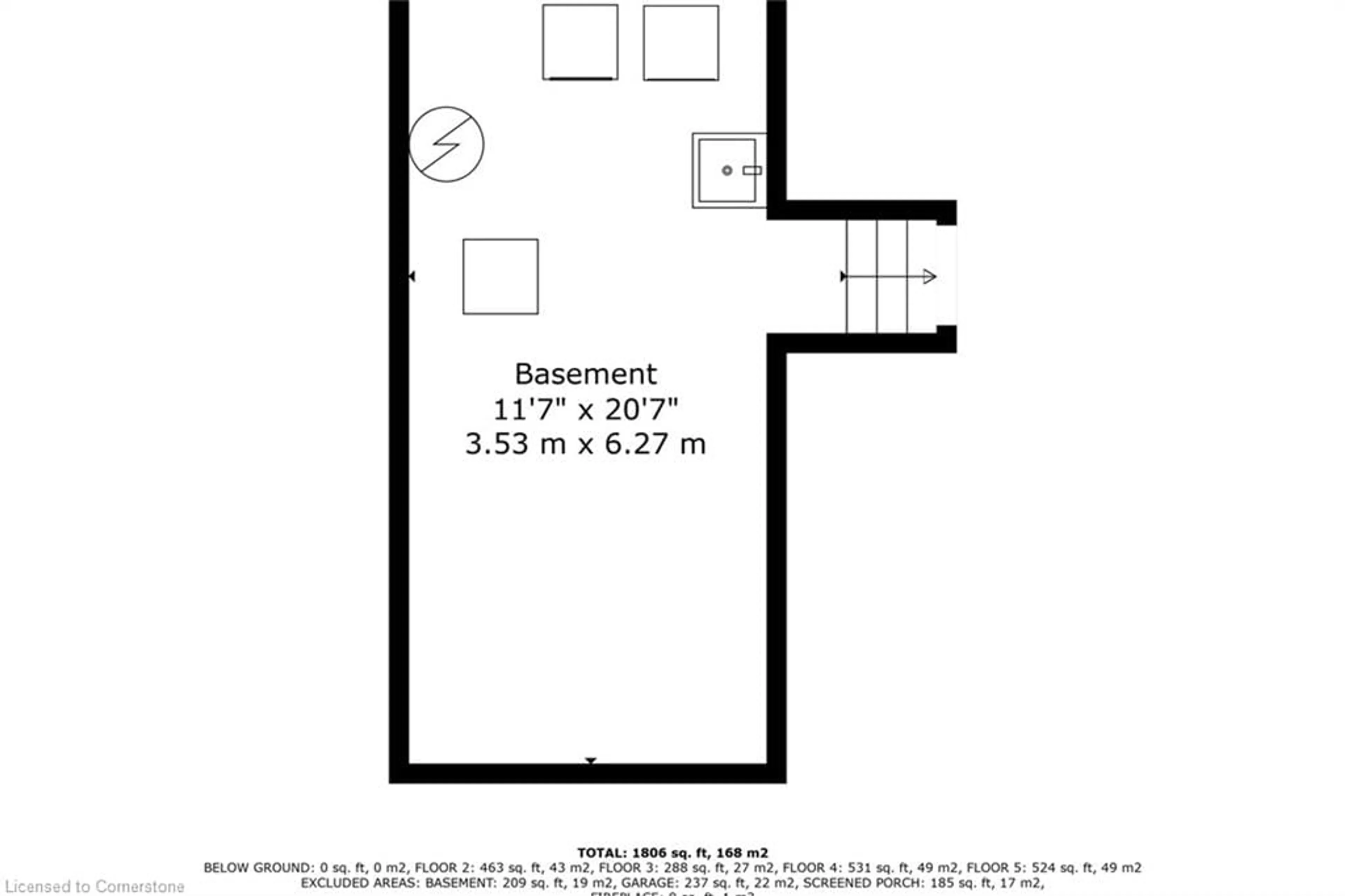 Floor plan for 685 Vine St, St. Catharines Ontario L2M 3V9