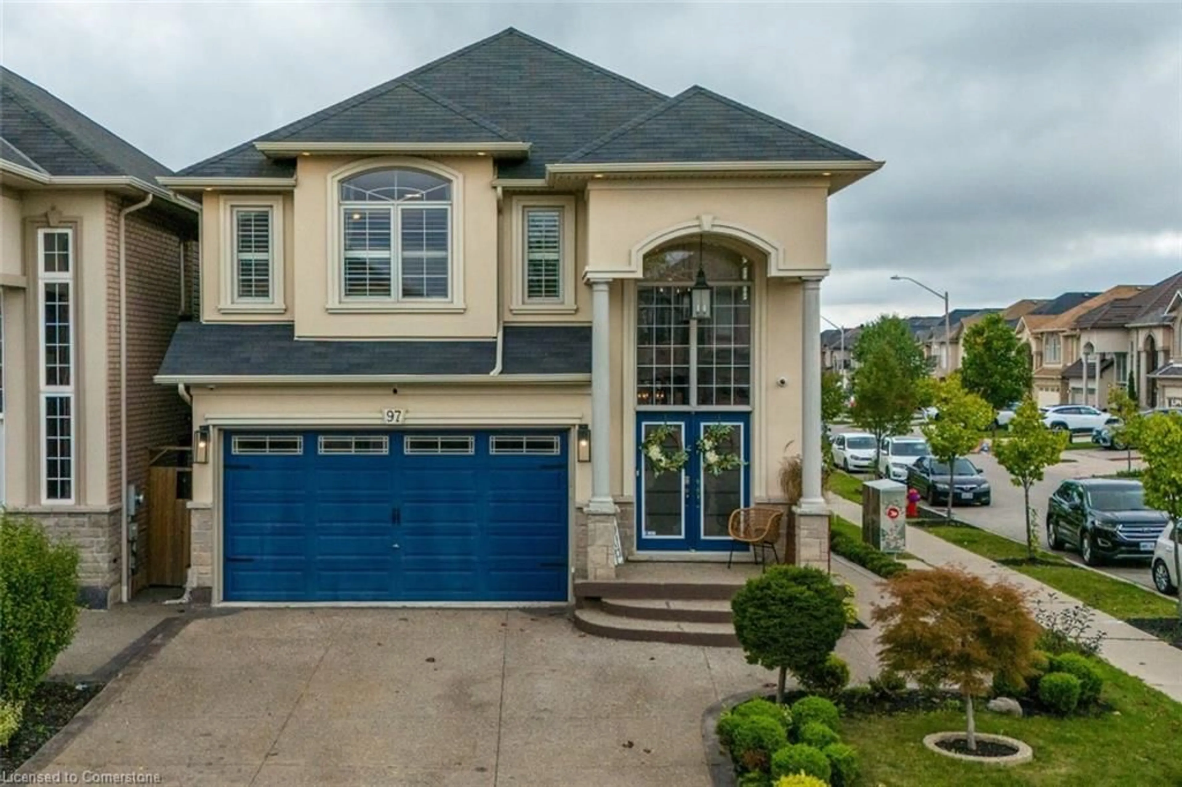 Frontside or backside of a home, the street view for 97 Chartwell Cir, Hamilton Ontario L9A 0L4