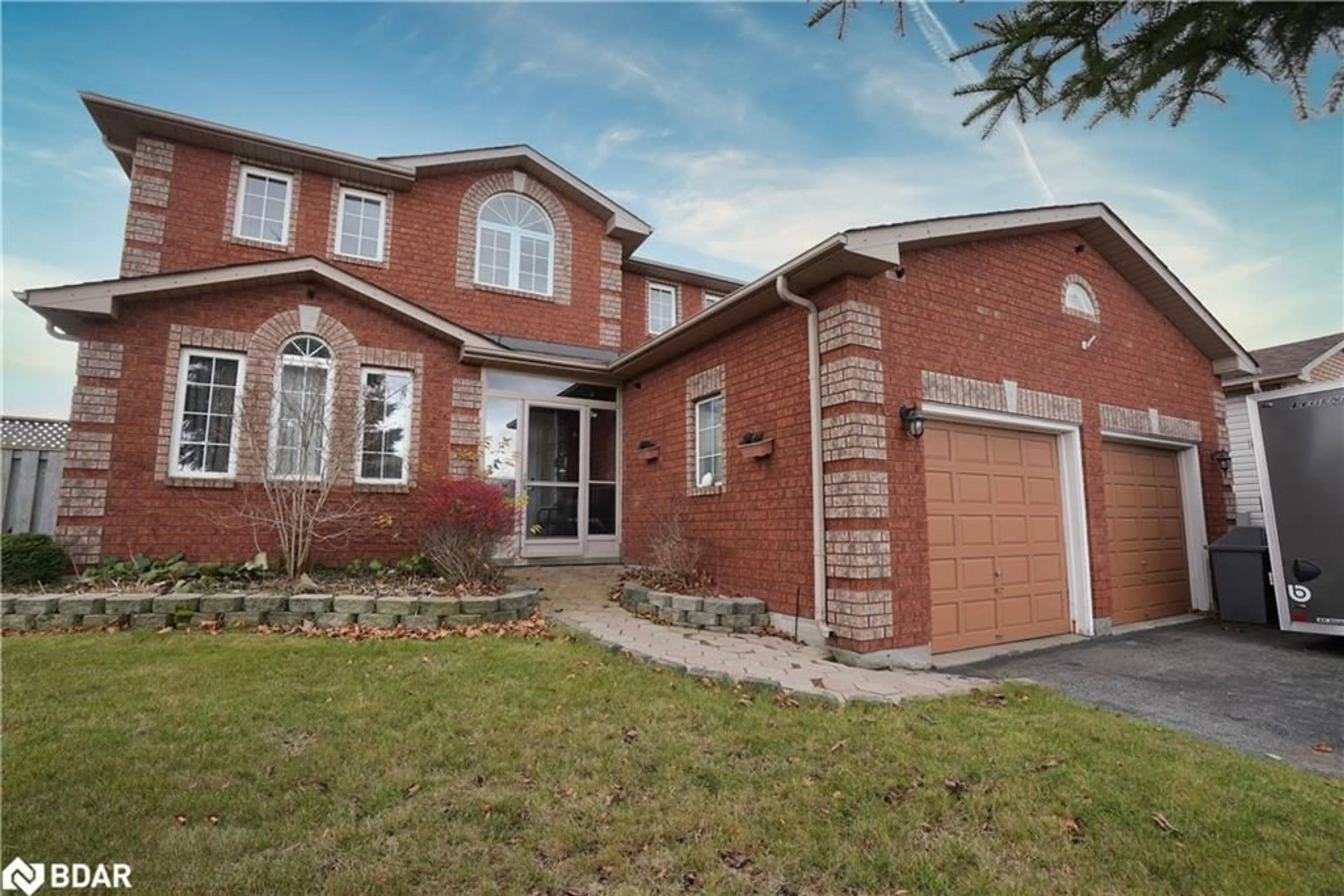 Home with brick exterior material for 1 Farmstead Cres, Barrie Ontario L4N 8S3