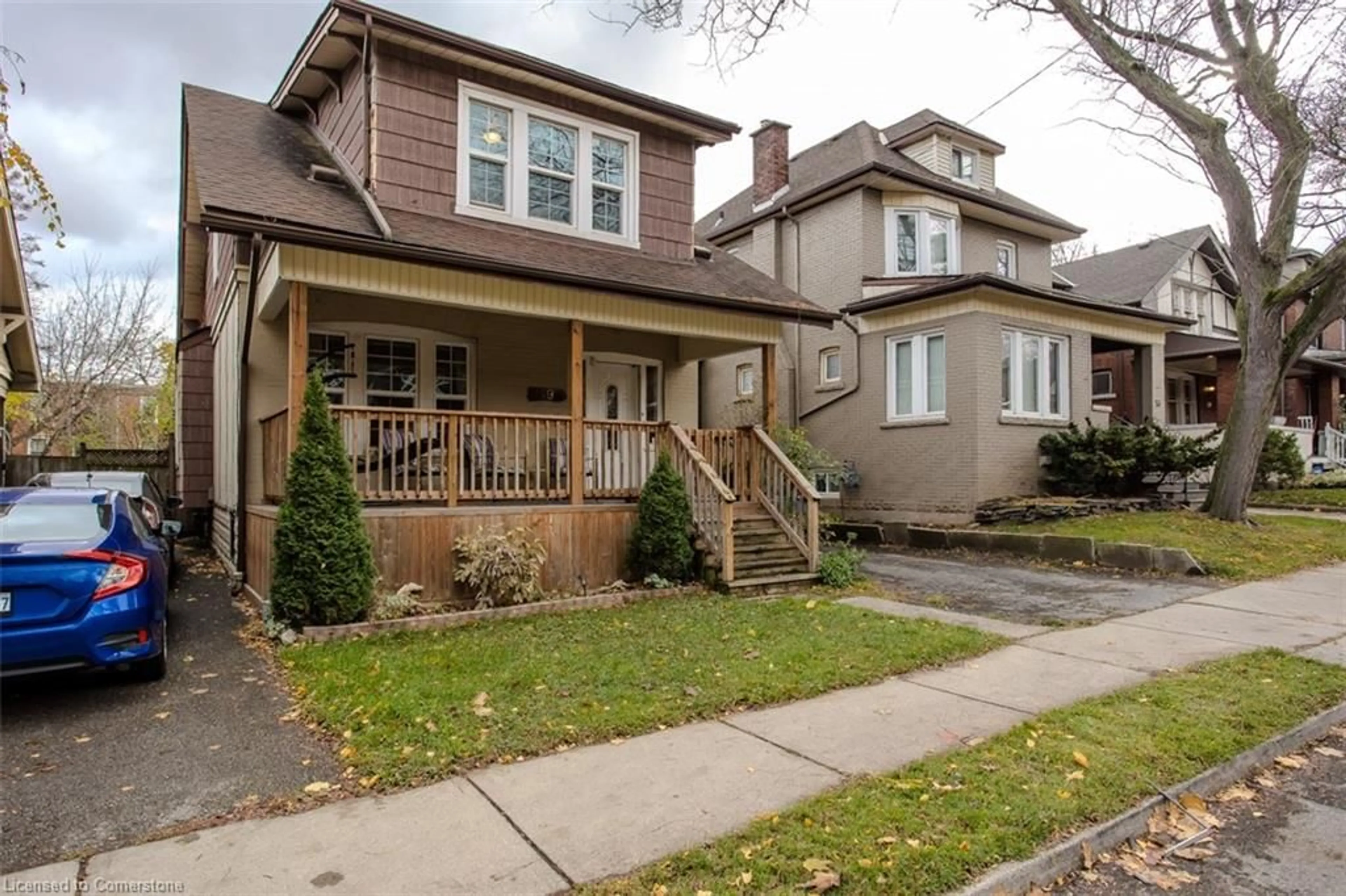 Frontside or backside of a home, the street view for 49 Tisdale St, Hamilton Ontario L8N 2W1