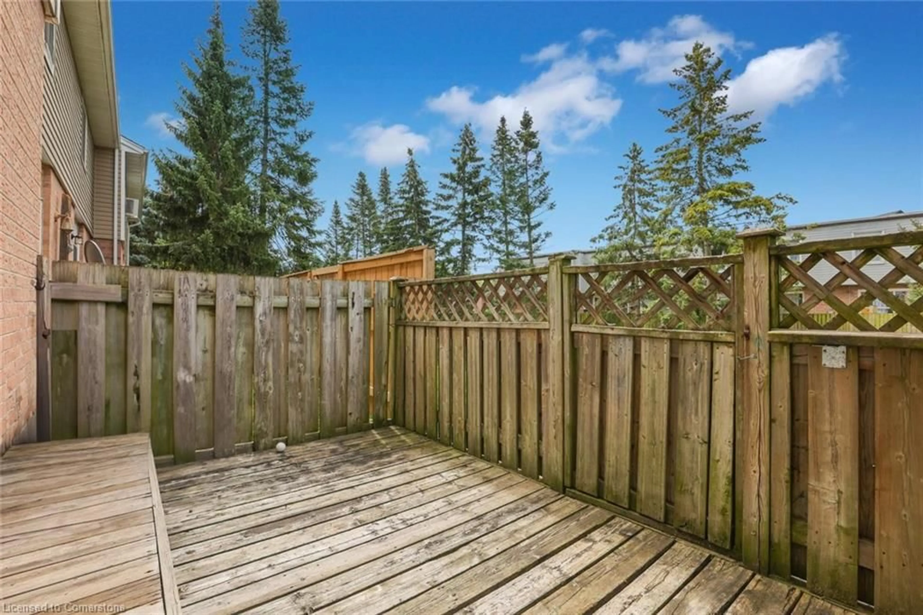 Patio, forest/trees view for 10 Mill Creek Rd #6, Cambridge Ontario N1R 1J6