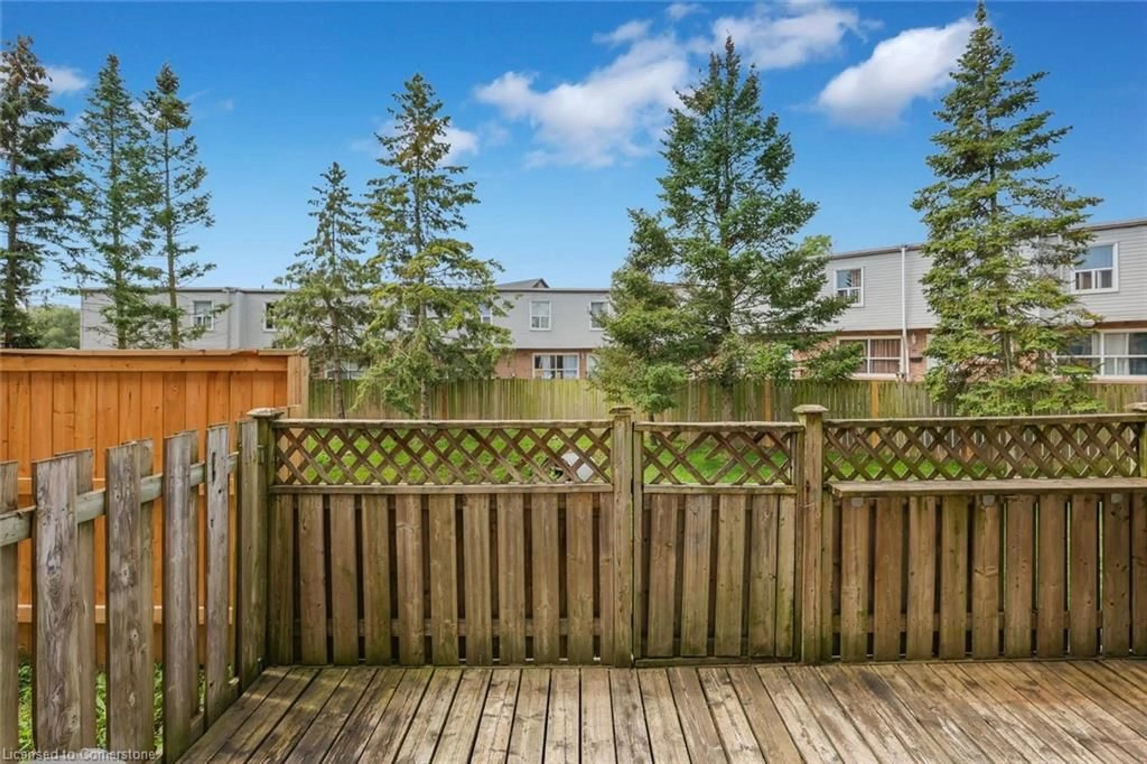 Patio, forest/trees view for 10 Mill Creek Rd #6, Cambridge Ontario N1R 1J6