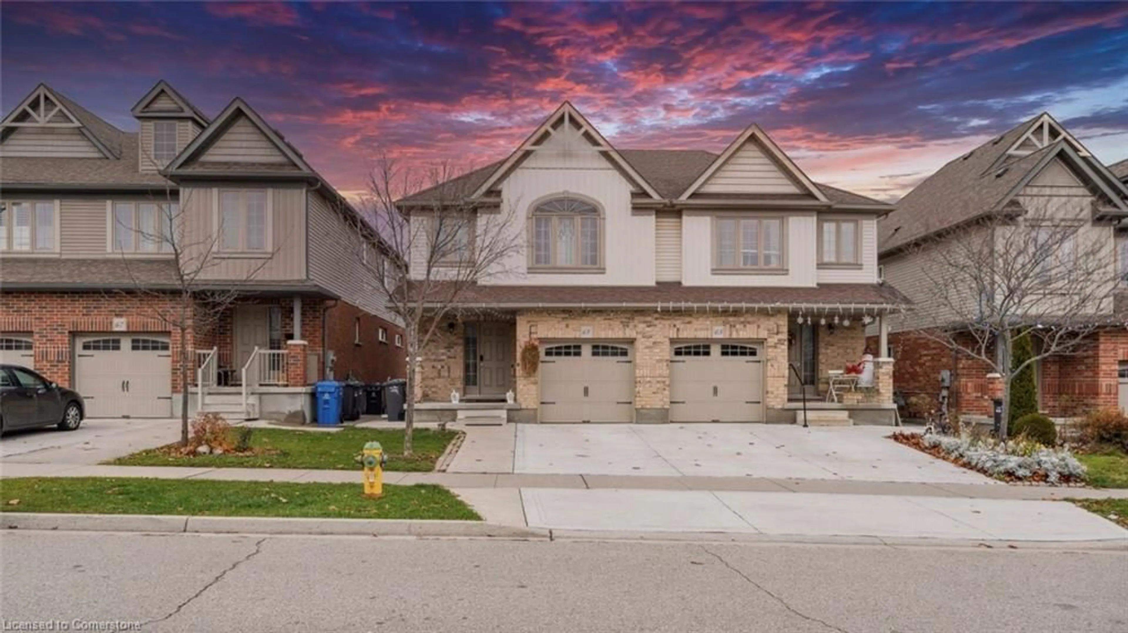 A pic from exterior of the house or condo, the street view for 65 Curzon Cres, Guelph Ontario N1K 0B2