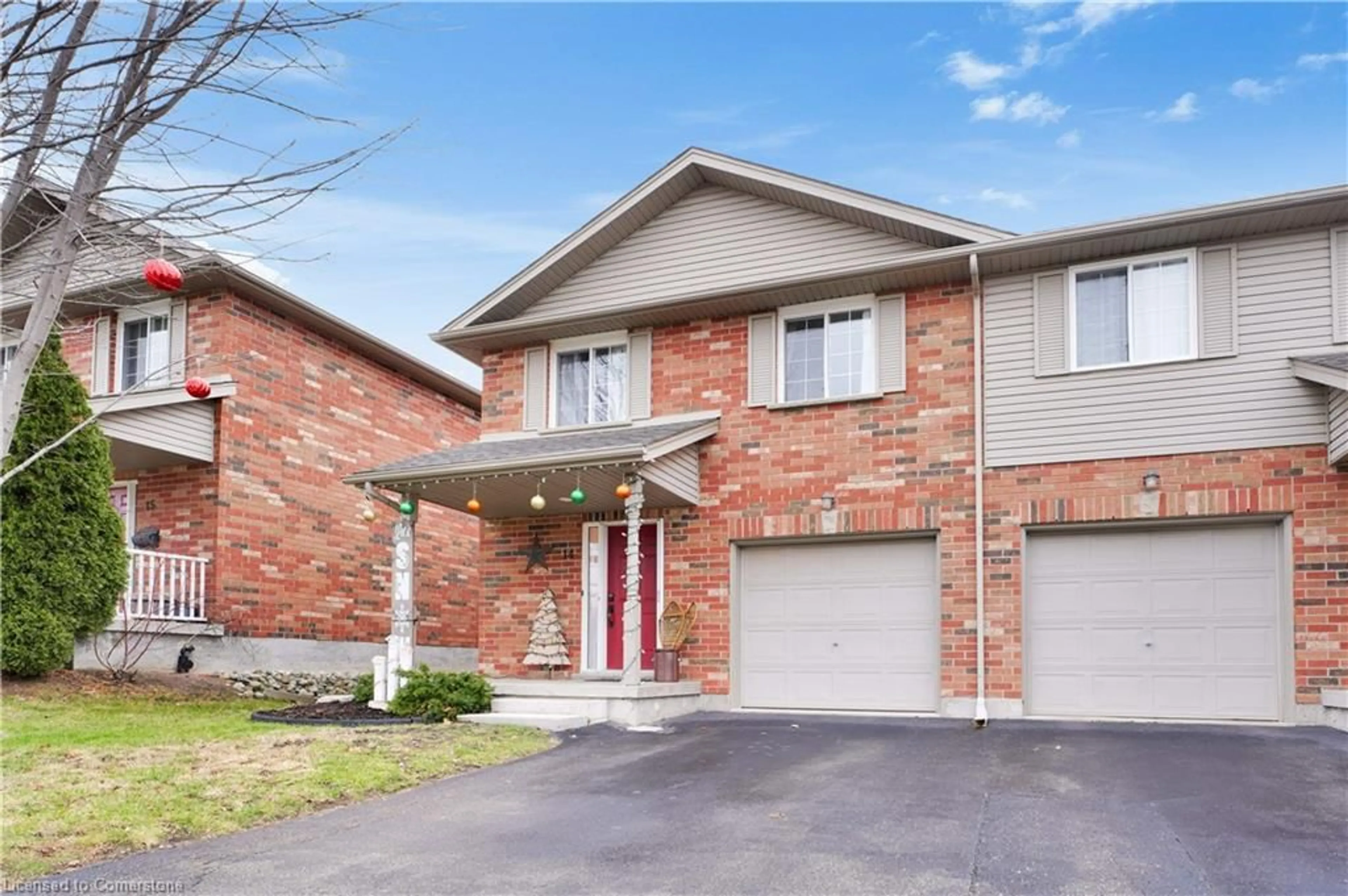 Home with brick exterior material for 30 Bryan Crt #14, Kitchener Ontario N2A 4J5