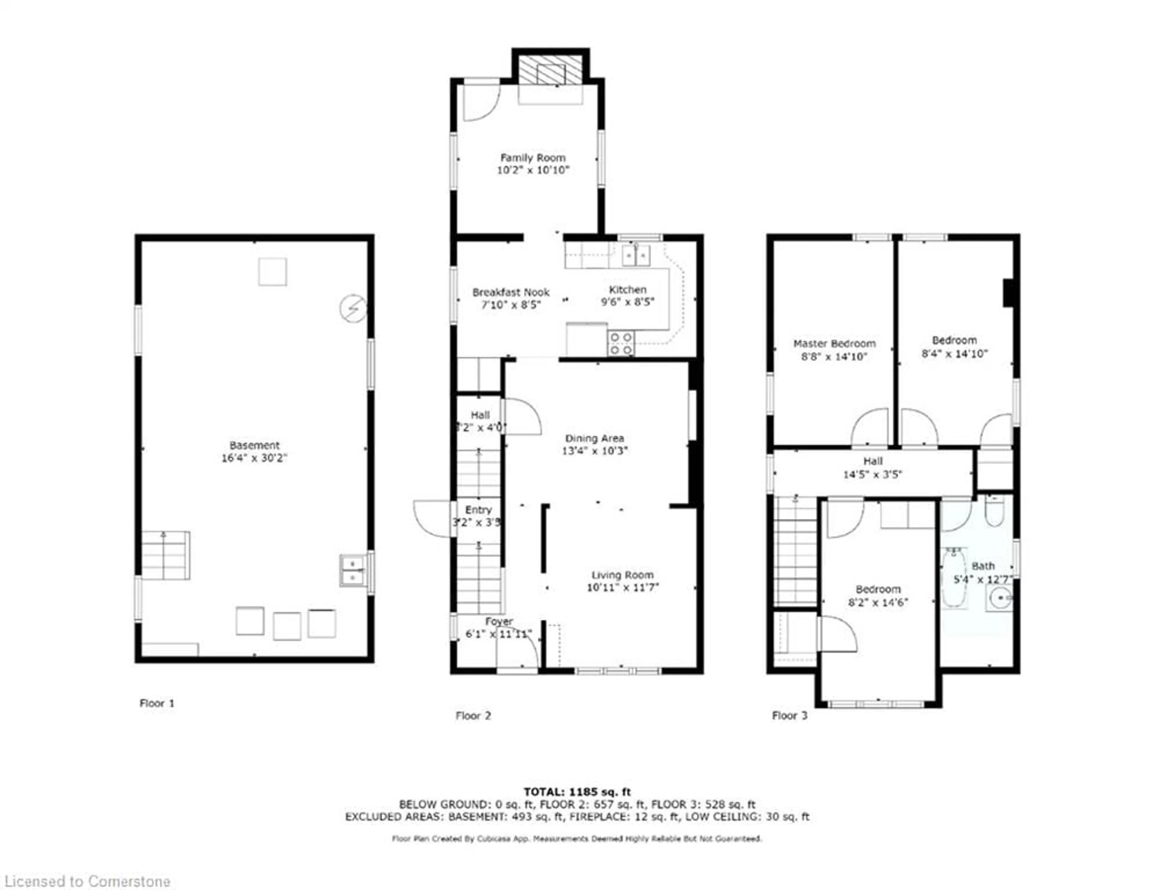 Floor plan for 50 Alpine Ave, Hamilton Ontario L9A 1A5