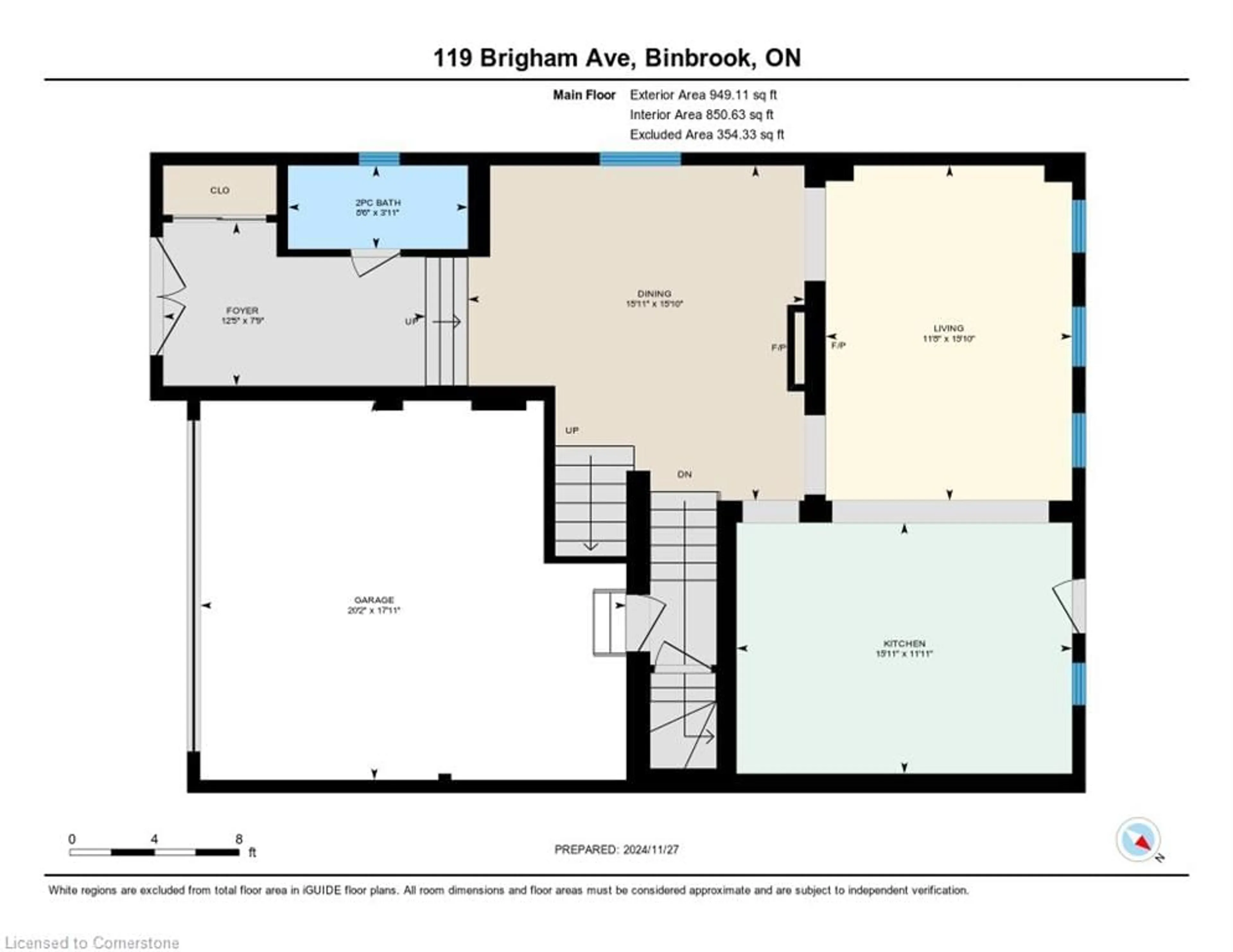 Floor plan for 119 Brigham Ave, Binbrook Ontario L0R 1C0