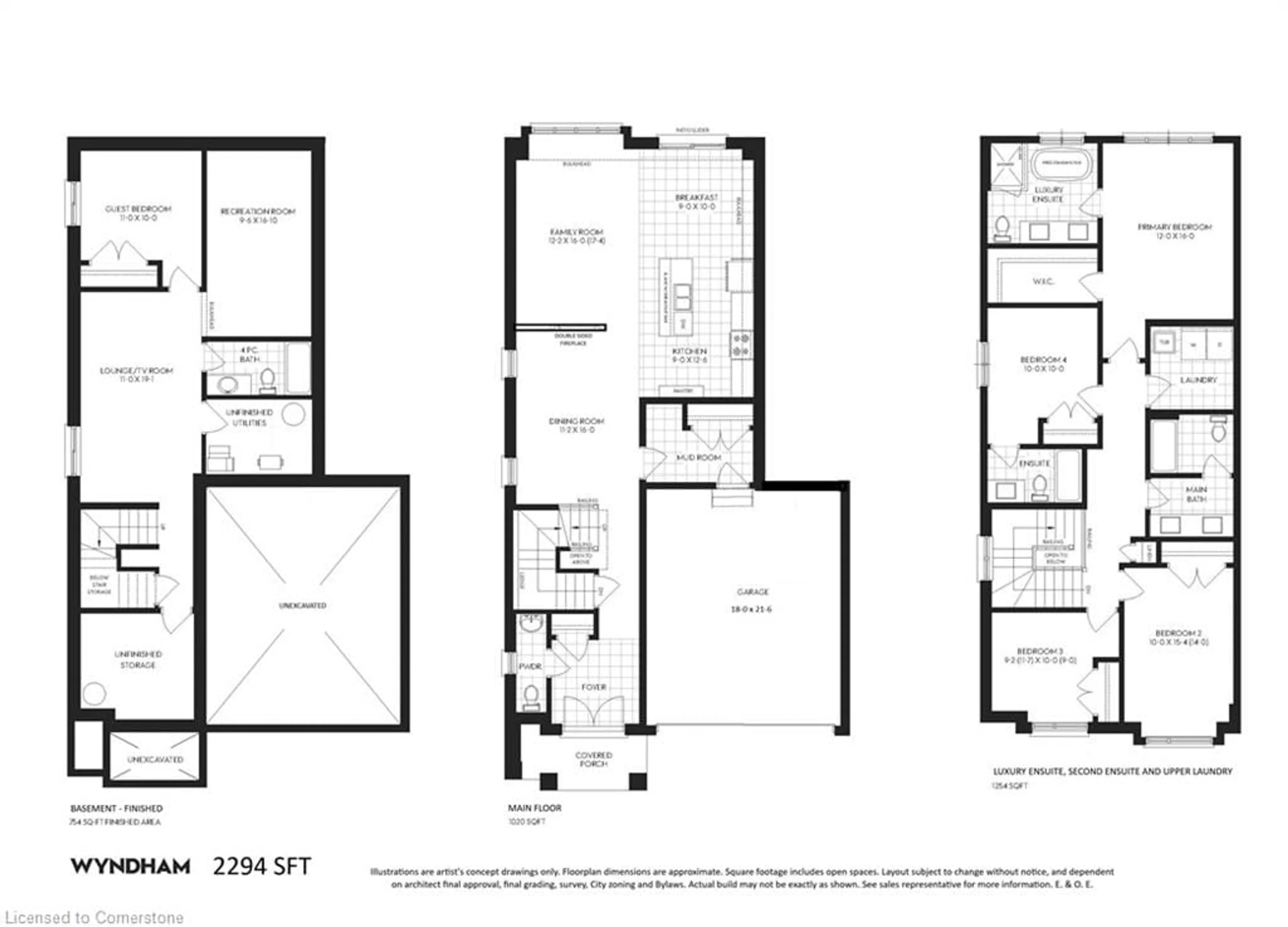 Floor plan for 119 Langridge Way, Cambridge Ontario N1S 5B9